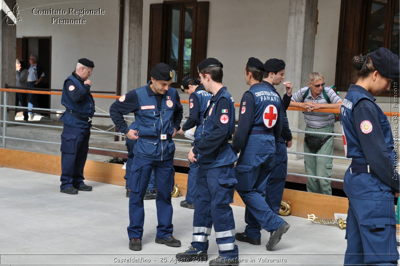 Casteldelfino - 25 Agosto 2013 - La Fanfara in Valvaraita - Croce Rossa Italiana - Comitato Regionale del Piemonte