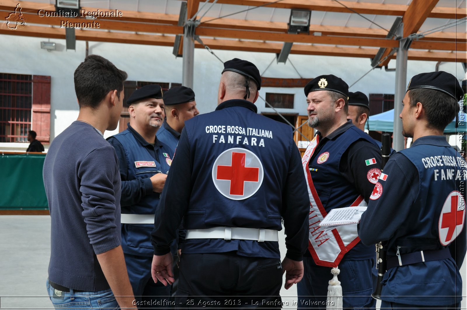 Casteldelfino - 25 Agosto 2013 - La Fanfara in Valvaraita - Croce Rossa Italiana - Comitato Regionale del Piemonte