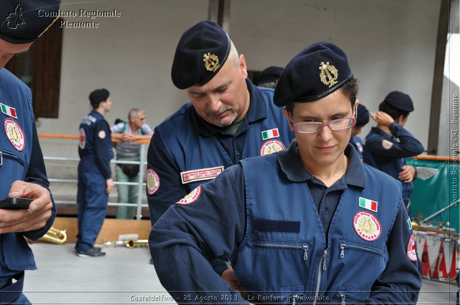 Casteldelfino - 25 Agosto 2013 - La Fanfara in Valvaraita - Croce Rossa Italiana - Comitato Regionale del Piemonte