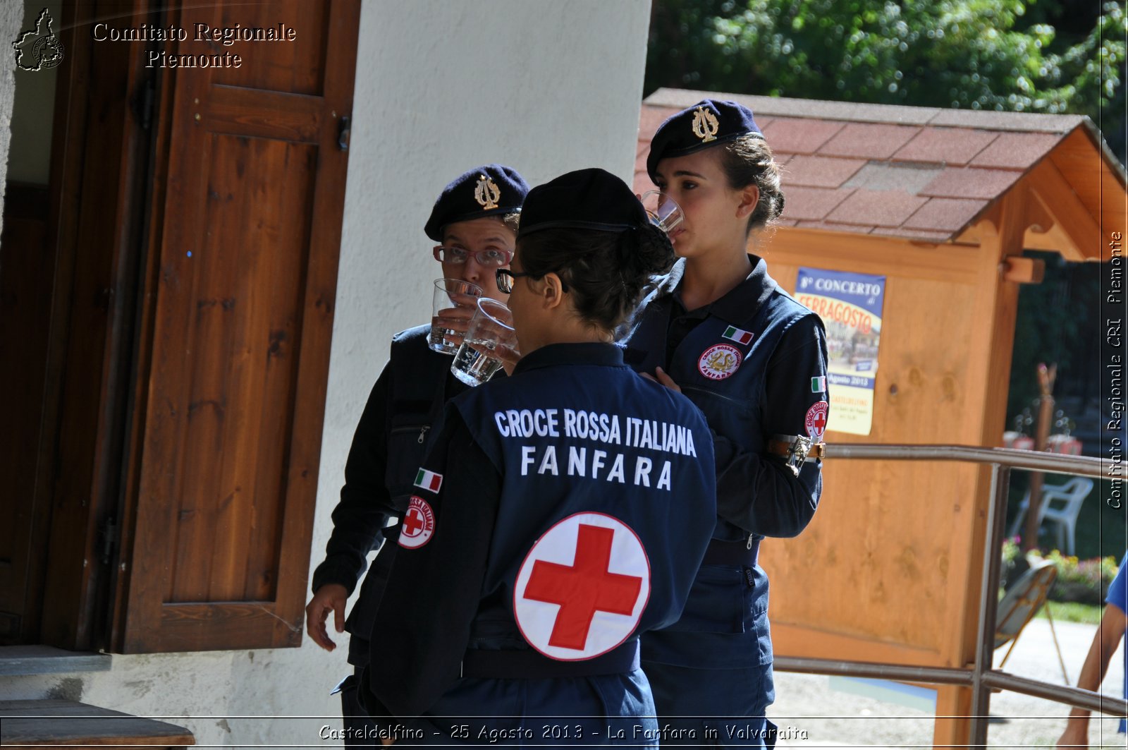 Casteldelfino - 25 Agosto 2013 - La Fanfara in Valvaraita - Croce Rossa Italiana - Comitato Regionale del Piemonte