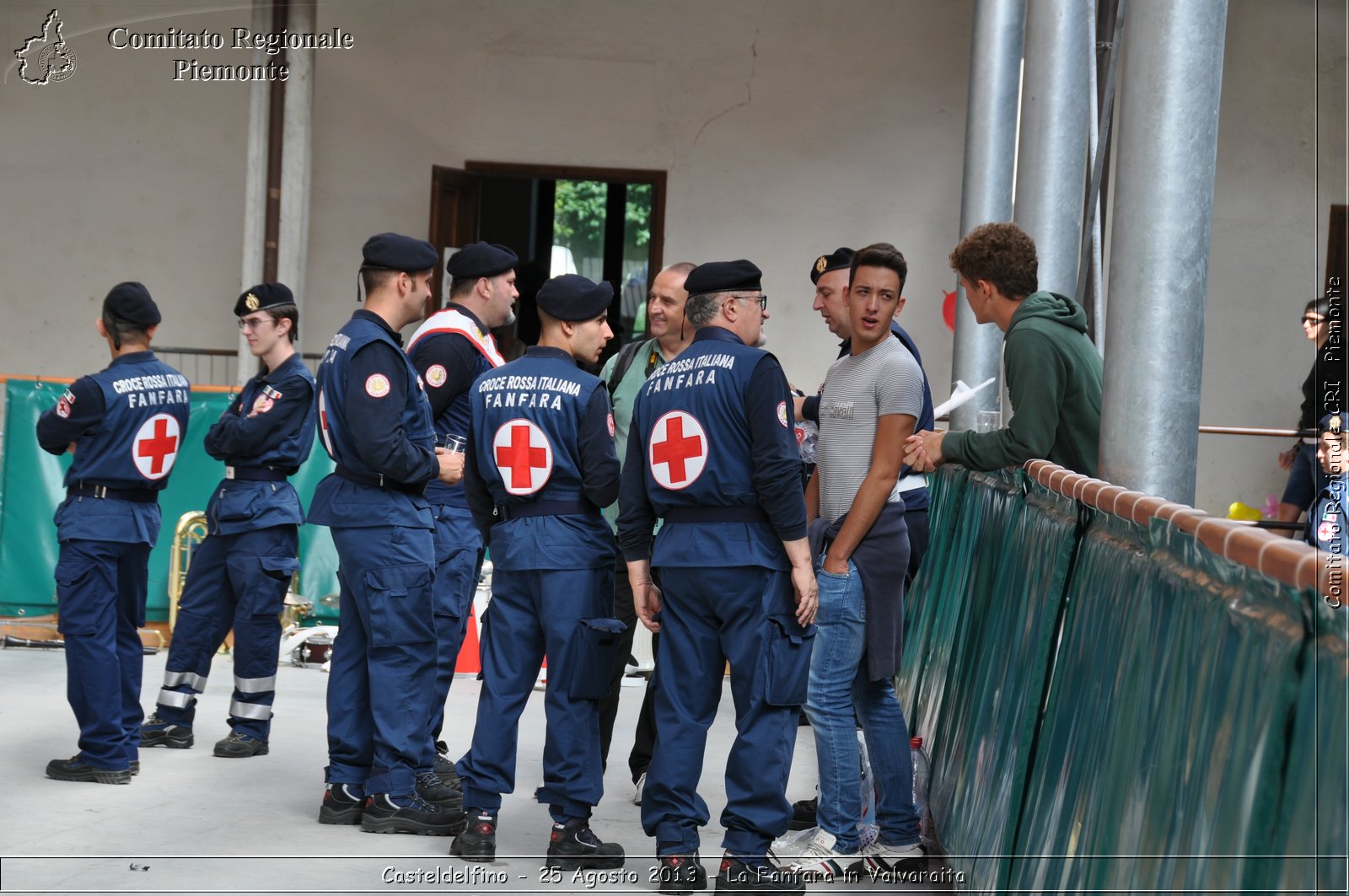 Casteldelfino - 25 Agosto 2013 - La Fanfara in Valvaraita - Croce Rossa Italiana - Comitato Regionale del Piemonte