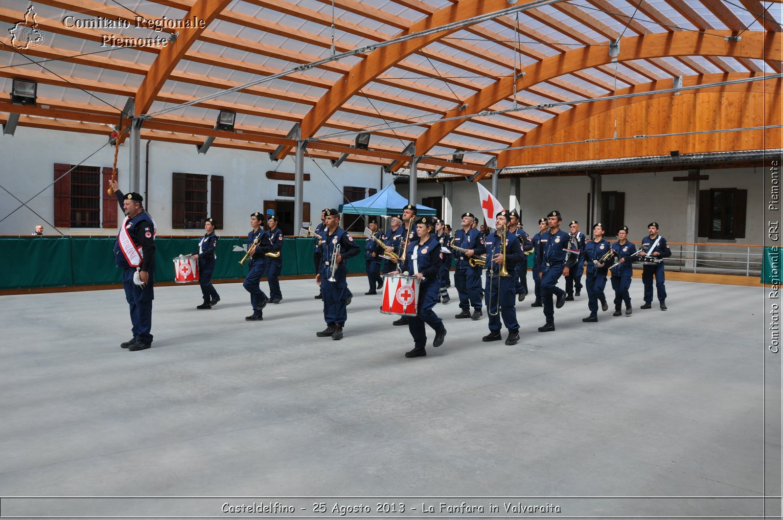 Casteldelfino - 25 Agosto 2013 - La Fanfara in Valvaraita - Croce Rossa Italiana - Comitato Regionale del Piemonte