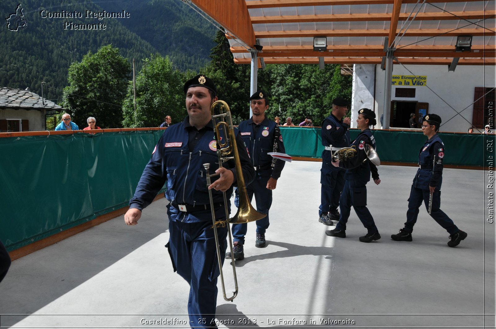 Casteldelfino - 25 Agosto 2013 - La Fanfara in Valvaraita - Croce Rossa Italiana - Comitato Regionale del Piemonte