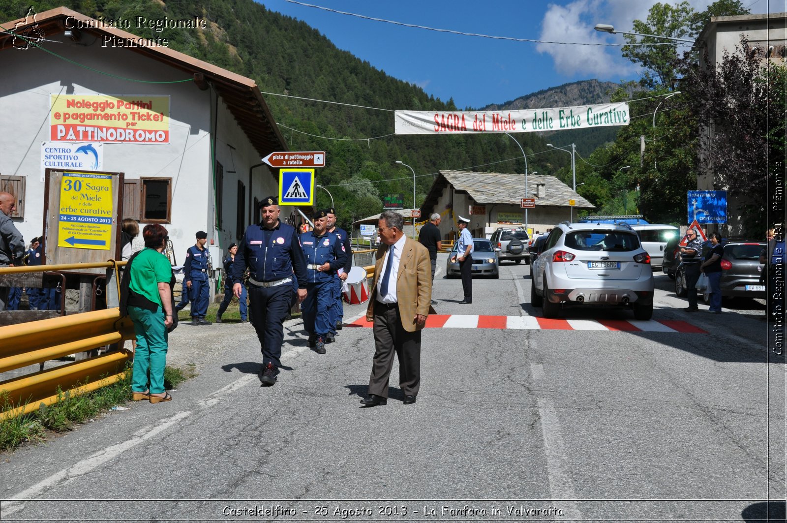 Casteldelfino - 25 Agosto 2013 - La Fanfara in Valvaraita - Croce Rossa Italiana - Comitato Regionale del Piemonte