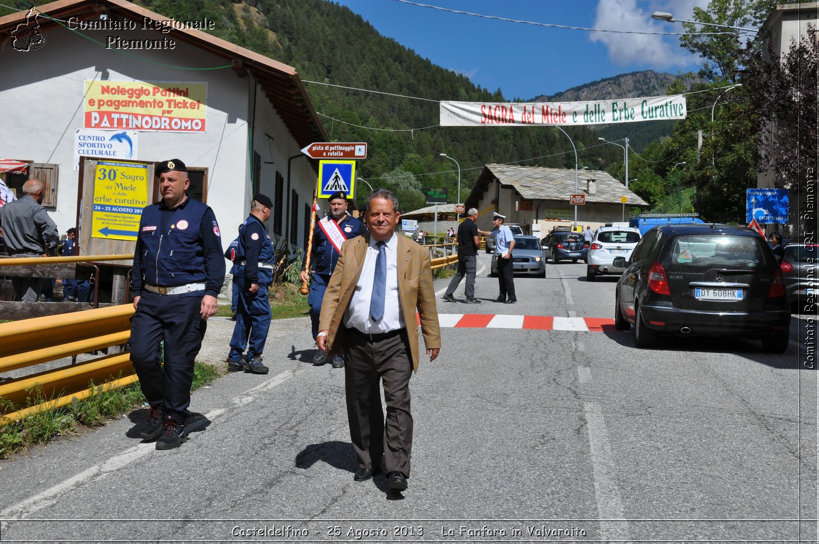 Casteldelfino - 25 Agosto 2013 - La Fanfara in Valvaraita - Croce Rossa Italiana - Comitato Regionale del Piemonte