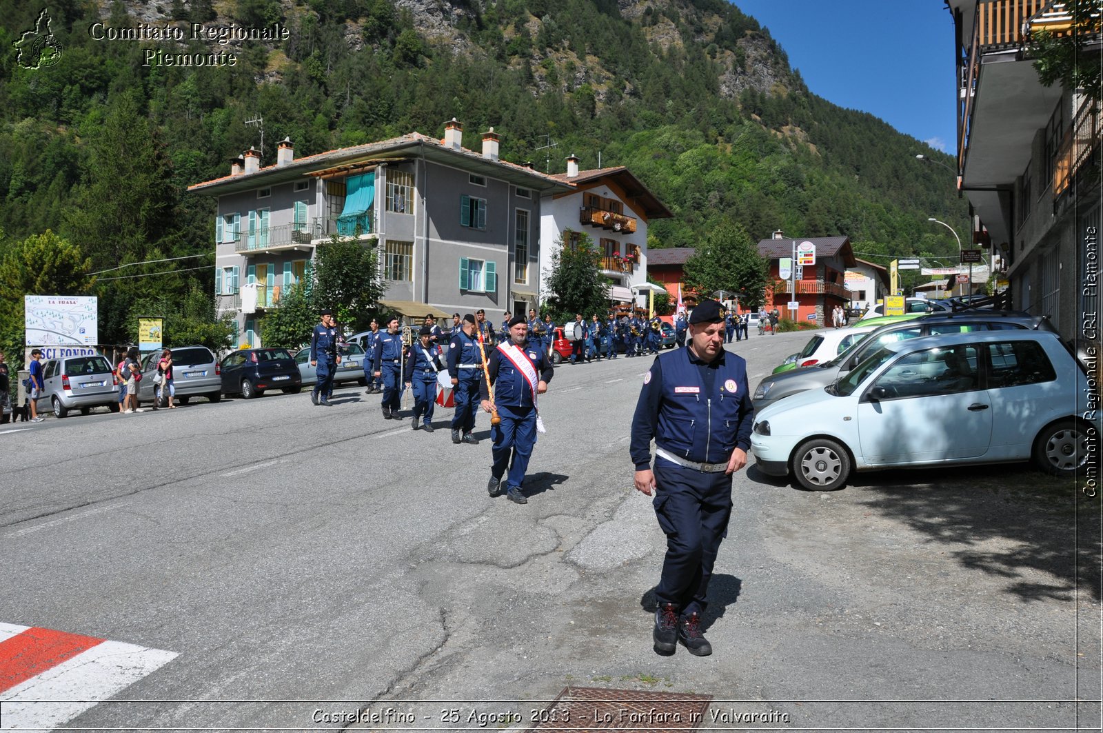 Casteldelfino - 25 Agosto 2013 - La Fanfara in Valvaraita - Croce Rossa Italiana - Comitato Regionale del Piemonte