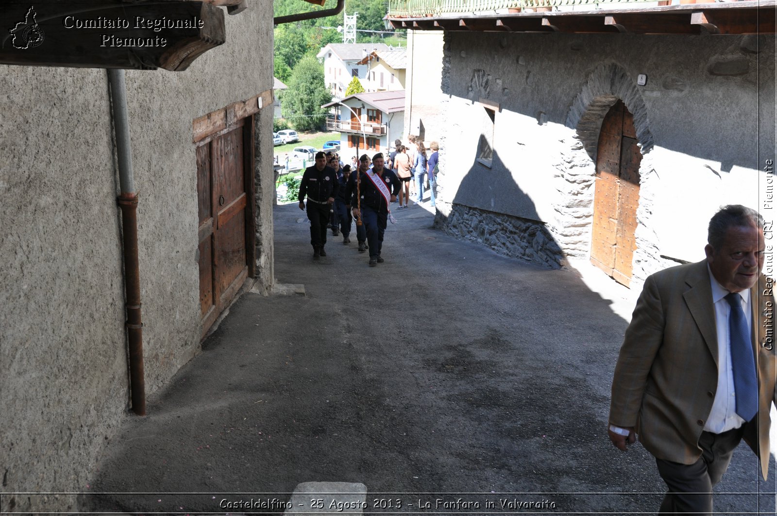 Casteldelfino - 25 Agosto 2013 - La Fanfara in Valvaraita - Croce Rossa Italiana - Comitato Regionale del Piemonte