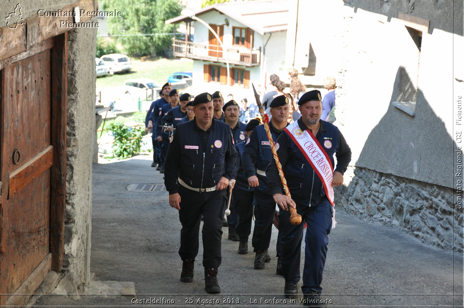 Casteldelfino - 25 Agosto 2013 - La Fanfara in Valvaraita - Croce Rossa Italiana - Comitato Regionale del Piemonte