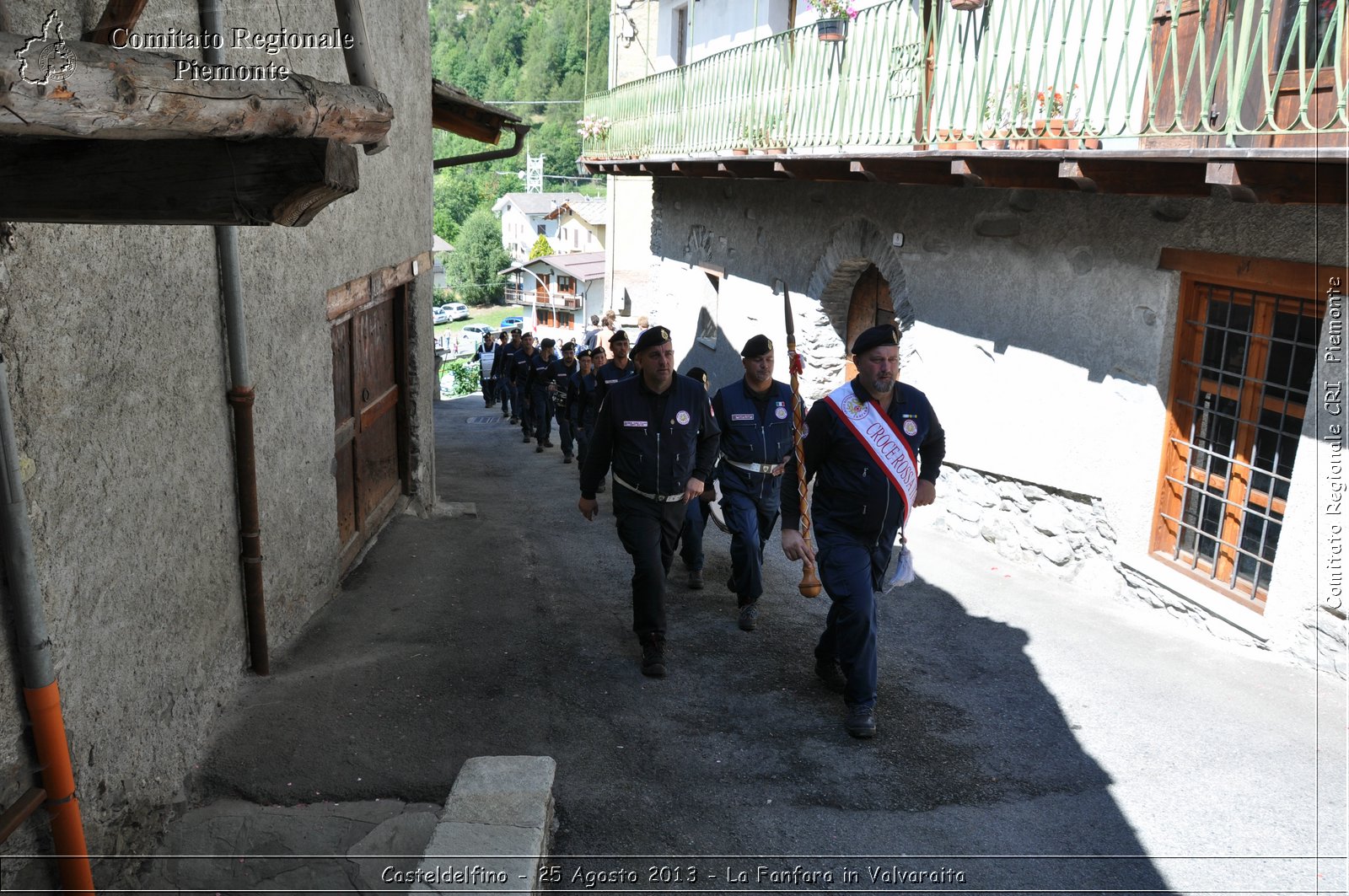 Casteldelfino - 25 Agosto 2013 - La Fanfara in Valvaraita - Croce Rossa Italiana - Comitato Regionale del Piemonte