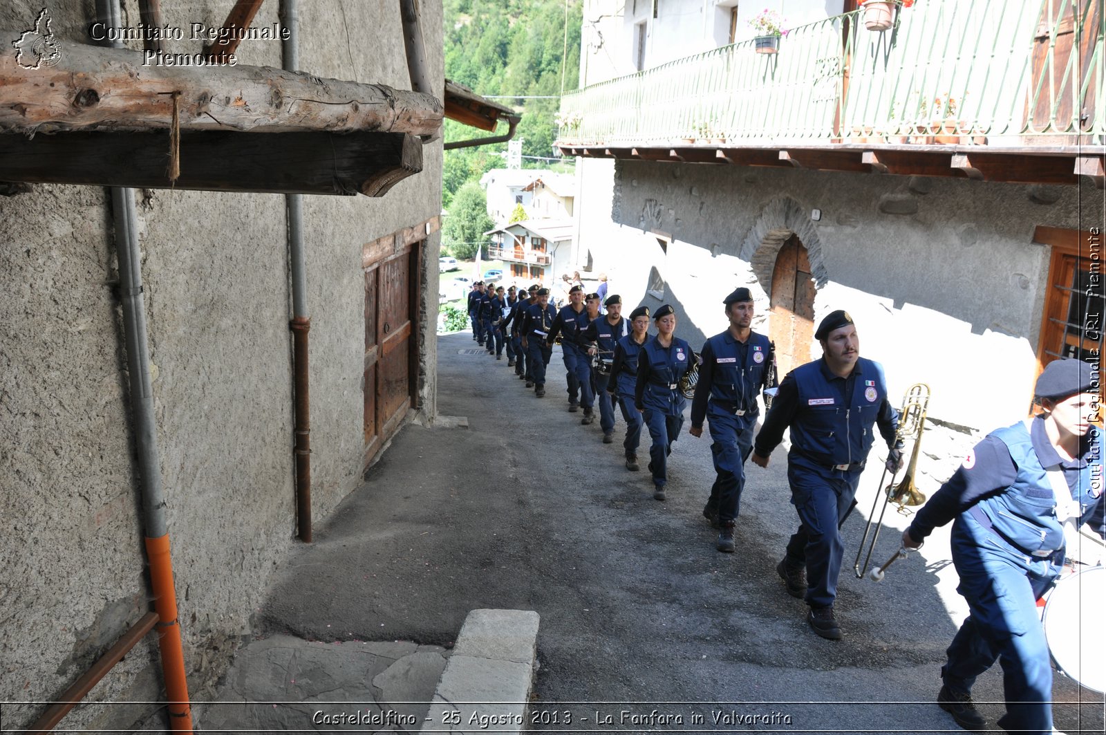 Casteldelfino - 25 Agosto 2013 - La Fanfara in Valvaraita - Croce Rossa Italiana - Comitato Regionale del Piemonte