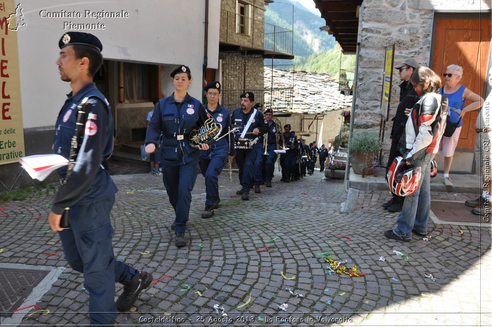 Casteldelfino - 25 Agosto 2013 - La Fanfara in Valvaraita - Croce Rossa Italiana - Comitato Regionale del Piemonte