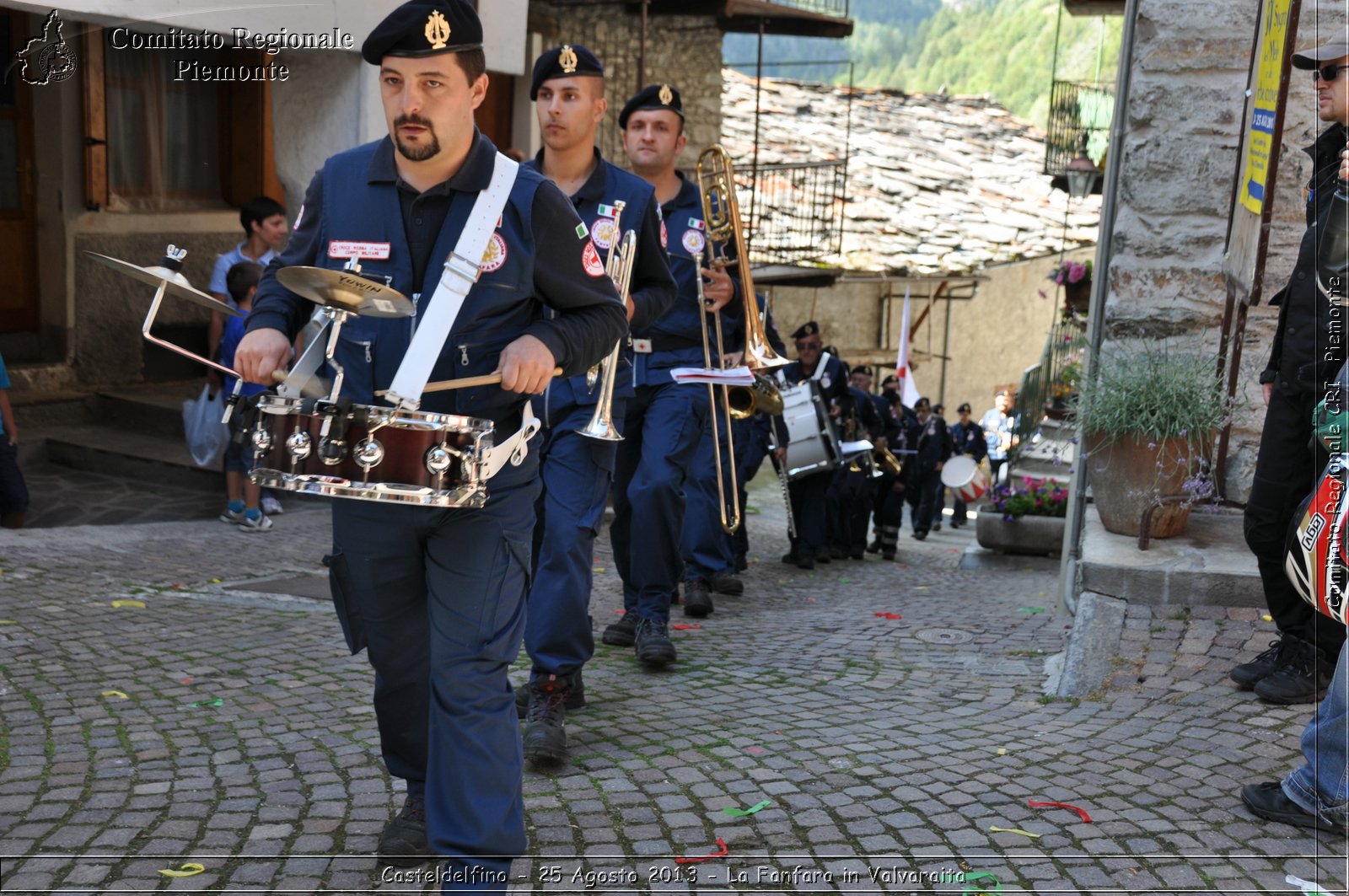 Casteldelfino - 25 Agosto 2013 - La Fanfara in Valvaraita - Croce Rossa Italiana - Comitato Regionale del Piemonte