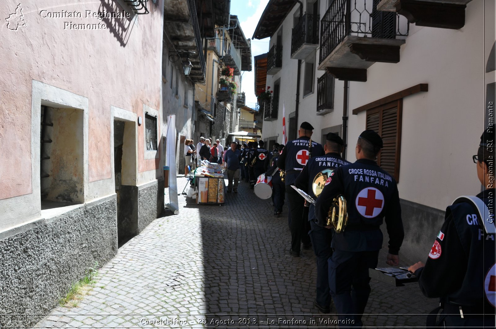 Casteldelfino - 25 Agosto 2013 - La Fanfara in Valvaraita - Croce Rossa Italiana - Comitato Regionale del Piemonte