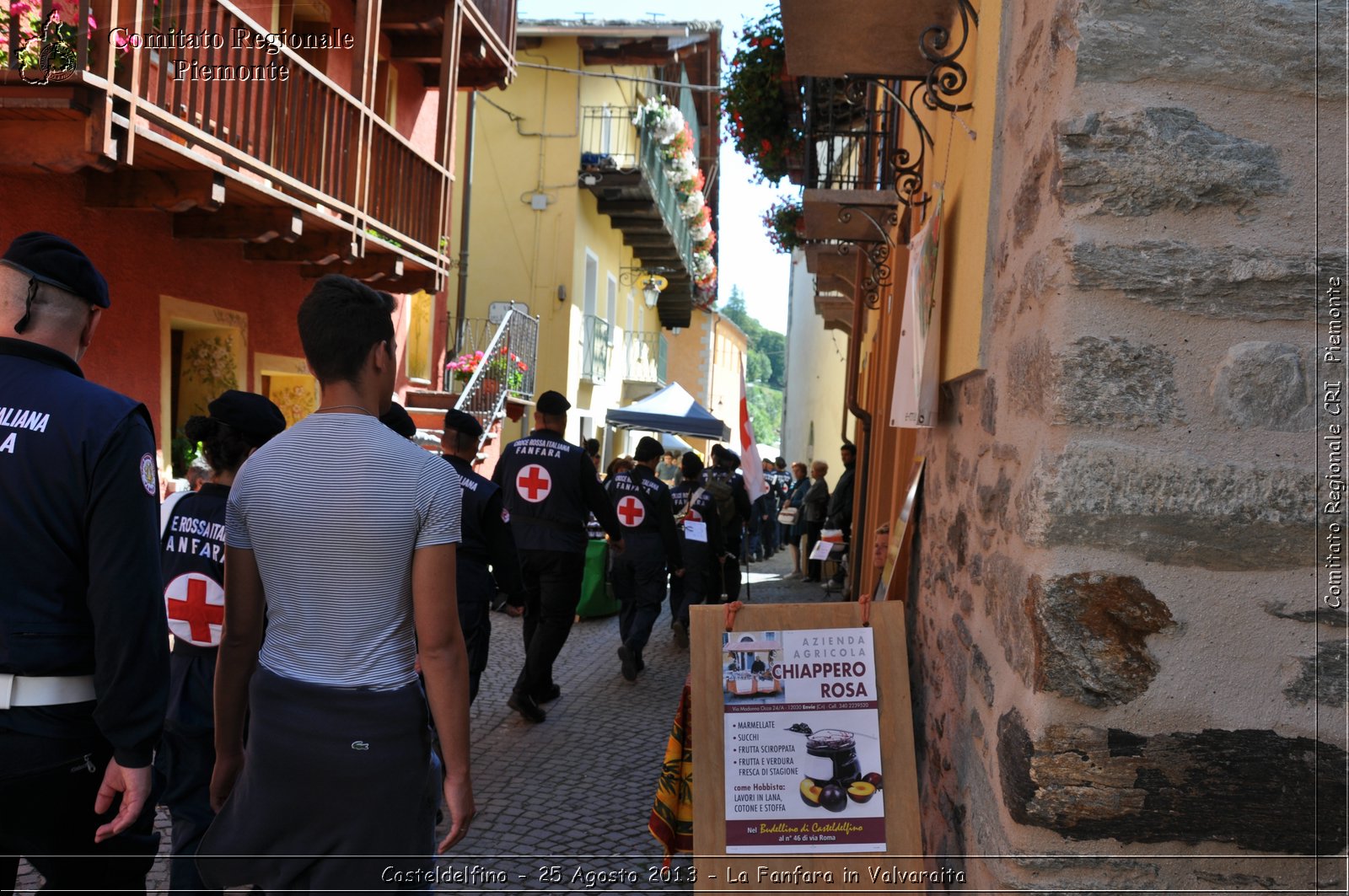 Casteldelfino - 25 Agosto 2013 - La Fanfara in Valvaraita - Croce Rossa Italiana - Comitato Regionale del Piemonte