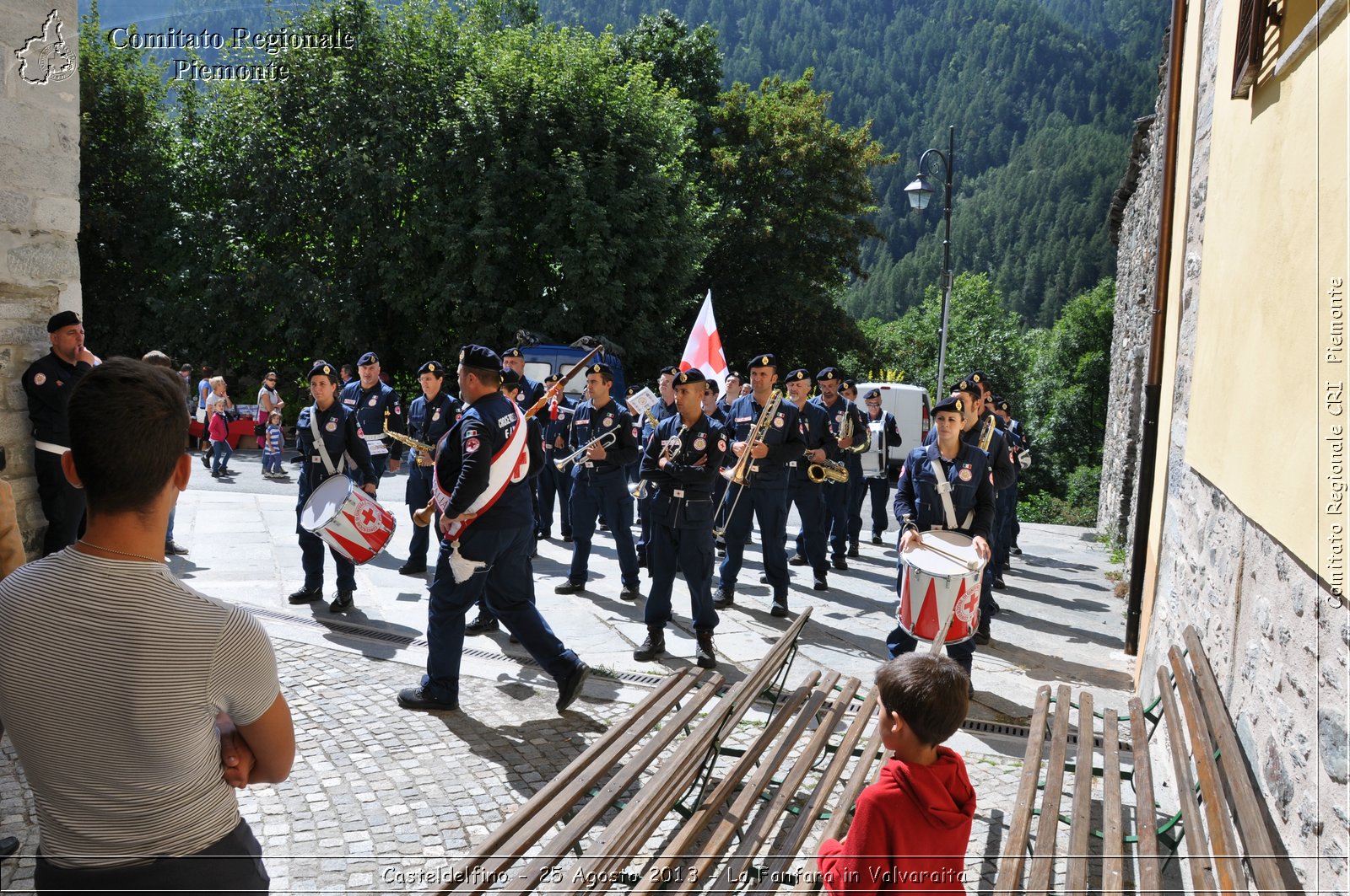 Casteldelfino - 25 Agosto 2013 - La Fanfara in Valvaraita - Croce Rossa Italiana - Comitato Regionale del Piemonte