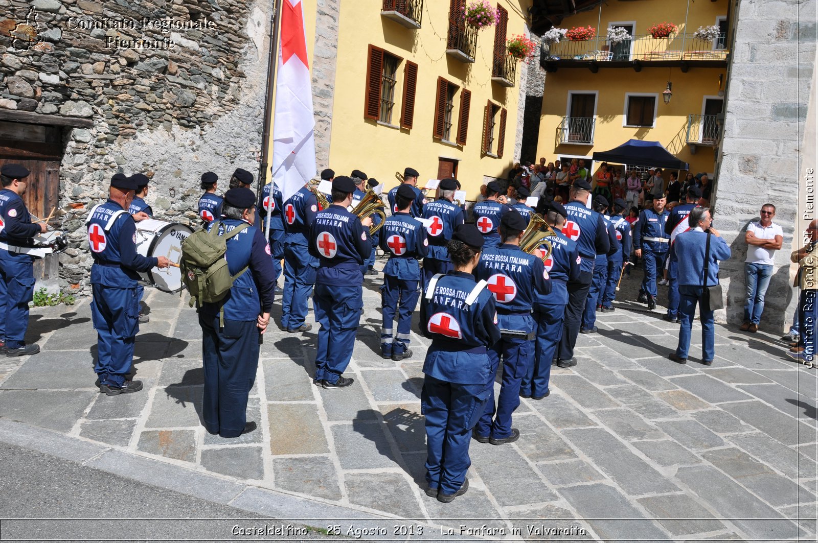 Casteldelfino - 25 Agosto 2013 - La Fanfara in Valvaraita - Croce Rossa Italiana - Comitato Regionale del Piemonte