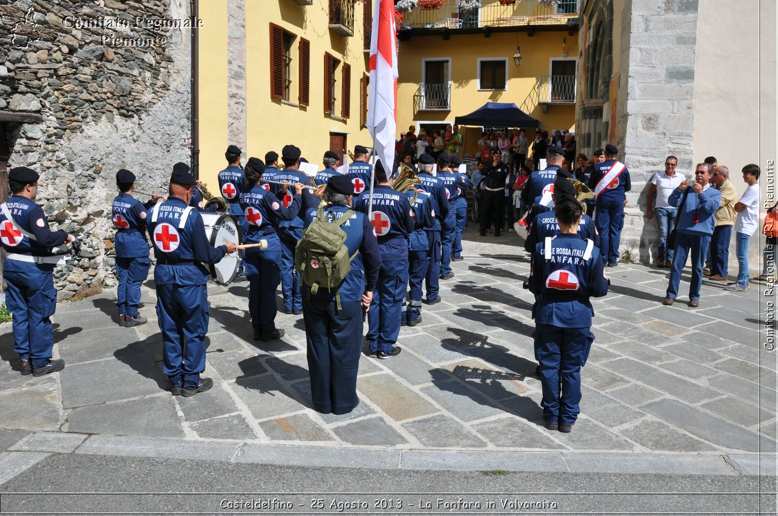 Casteldelfino - 25 Agosto 2013 - La Fanfara in Valvaraita - Croce Rossa Italiana - Comitato Regionale del Piemonte