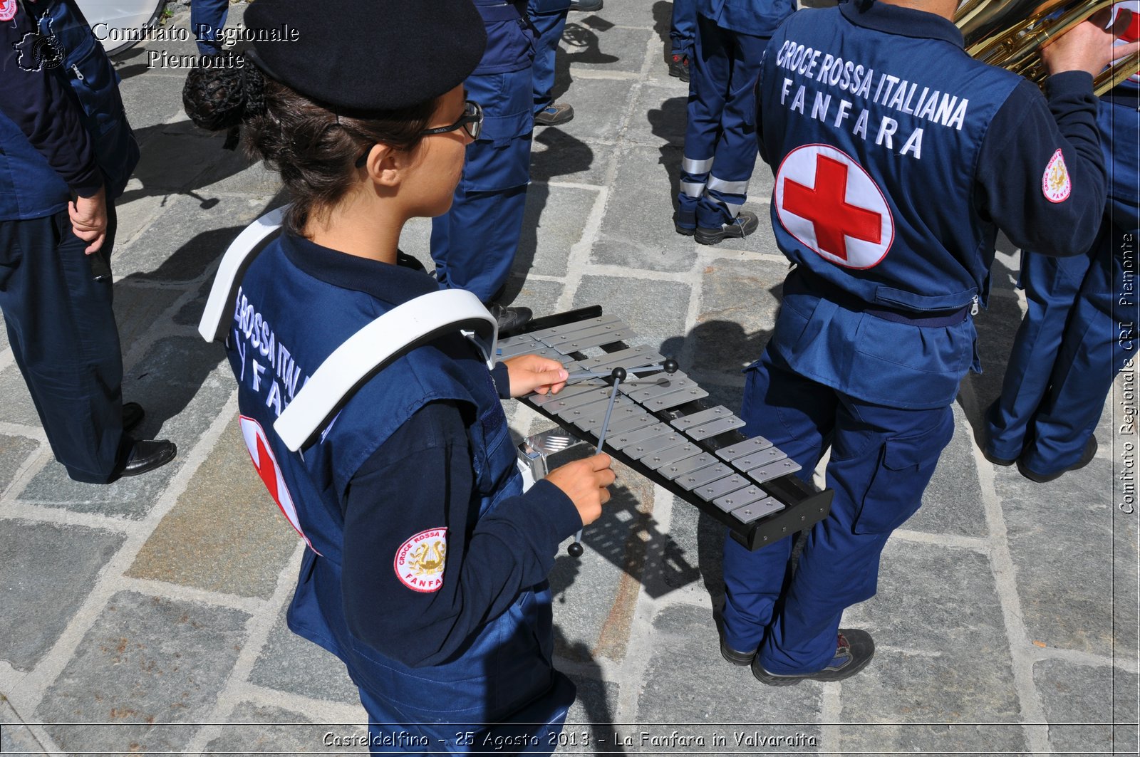 Casteldelfino - 25 Agosto 2013 - La Fanfara in Valvaraita - Croce Rossa Italiana - Comitato Regionale del Piemonte