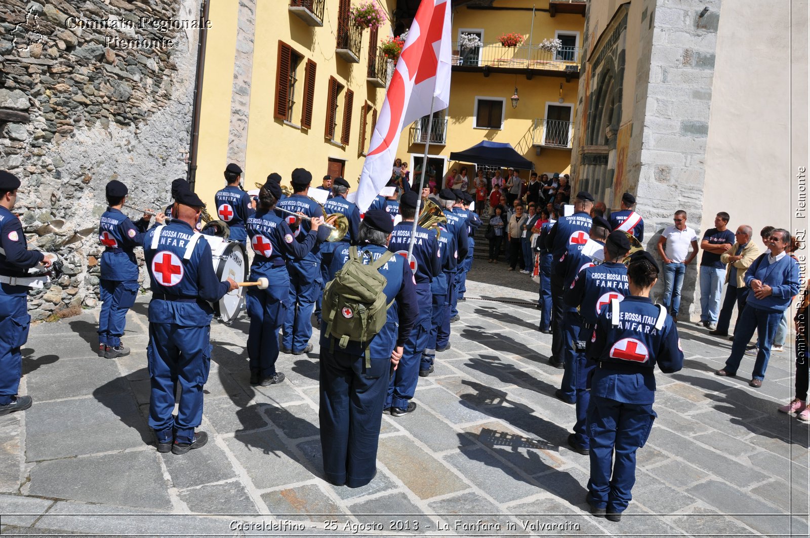 Casteldelfino - 25 Agosto 2013 - La Fanfara in Valvaraita - Croce Rossa Italiana - Comitato Regionale del Piemonte