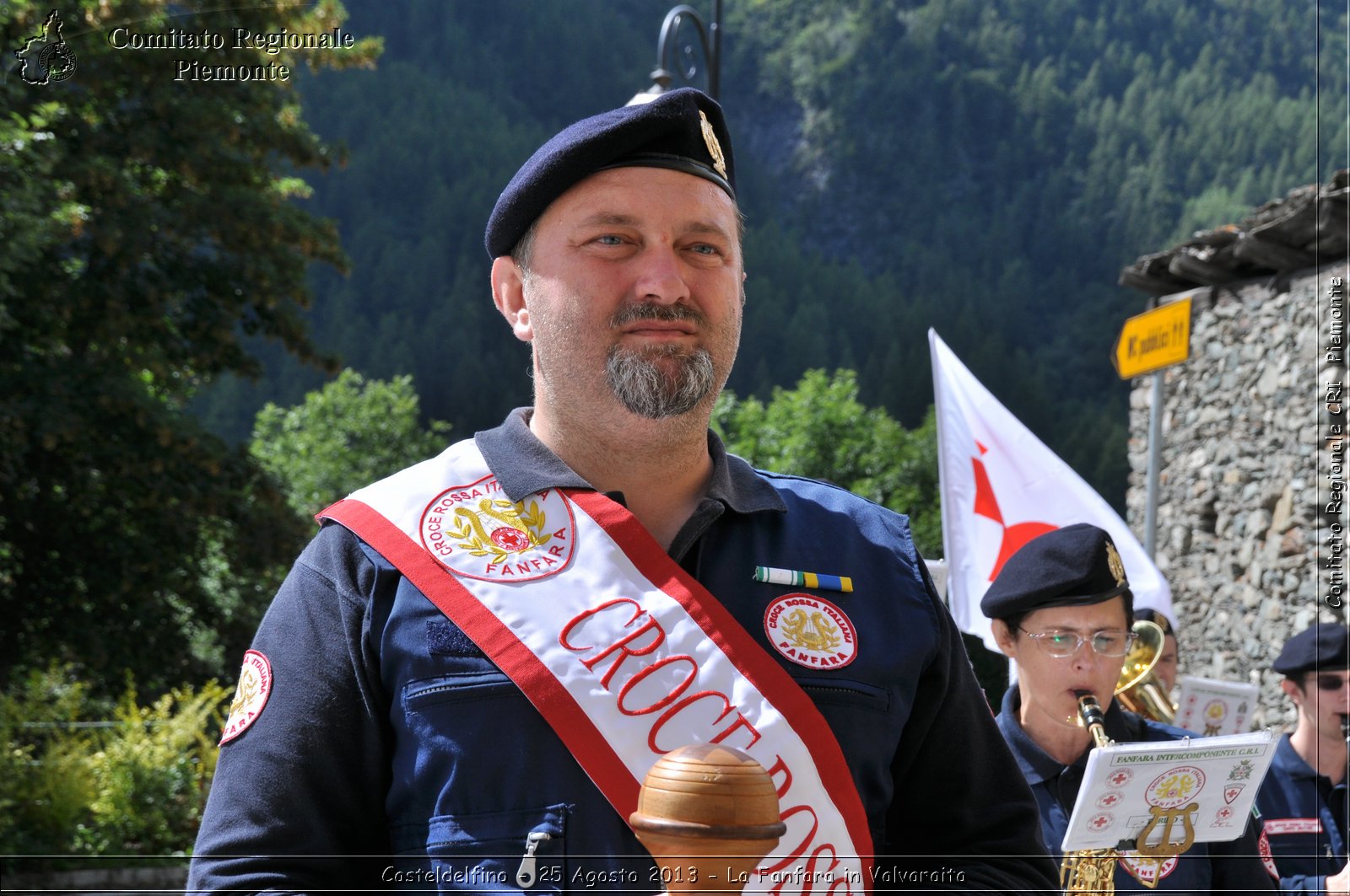 Casteldelfino - 25 Agosto 2013 - La Fanfara in Valvaraita - Croce Rossa Italiana - Comitato Regionale del Piemonte