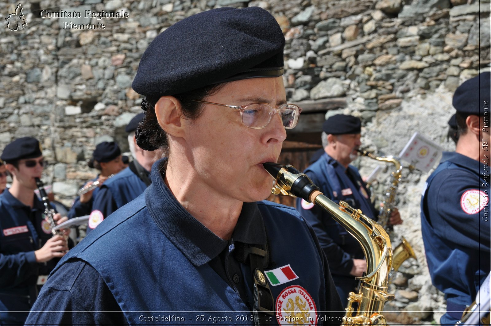 Casteldelfino - 25 Agosto 2013 - La Fanfara in Valvaraita - Croce Rossa Italiana - Comitato Regionale del Piemonte