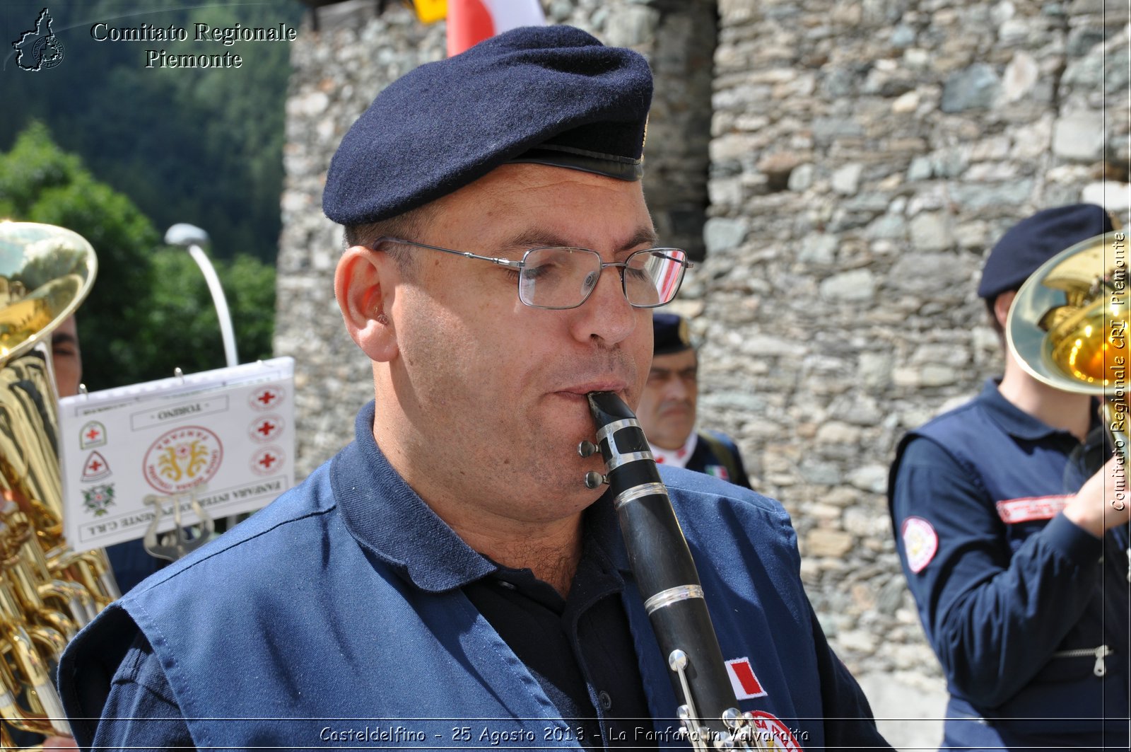 Casteldelfino - 25 Agosto 2013 - La Fanfara in Valvaraita - Croce Rossa Italiana - Comitato Regionale del Piemonte