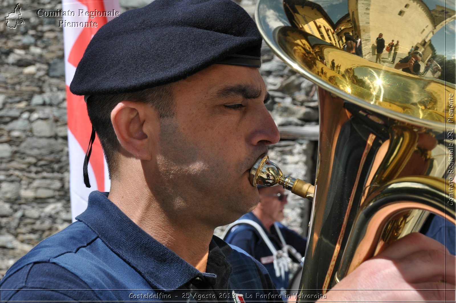 Casteldelfino - 25 Agosto 2013 - La Fanfara in Valvaraita - Croce Rossa Italiana - Comitato Regionale del Piemonte