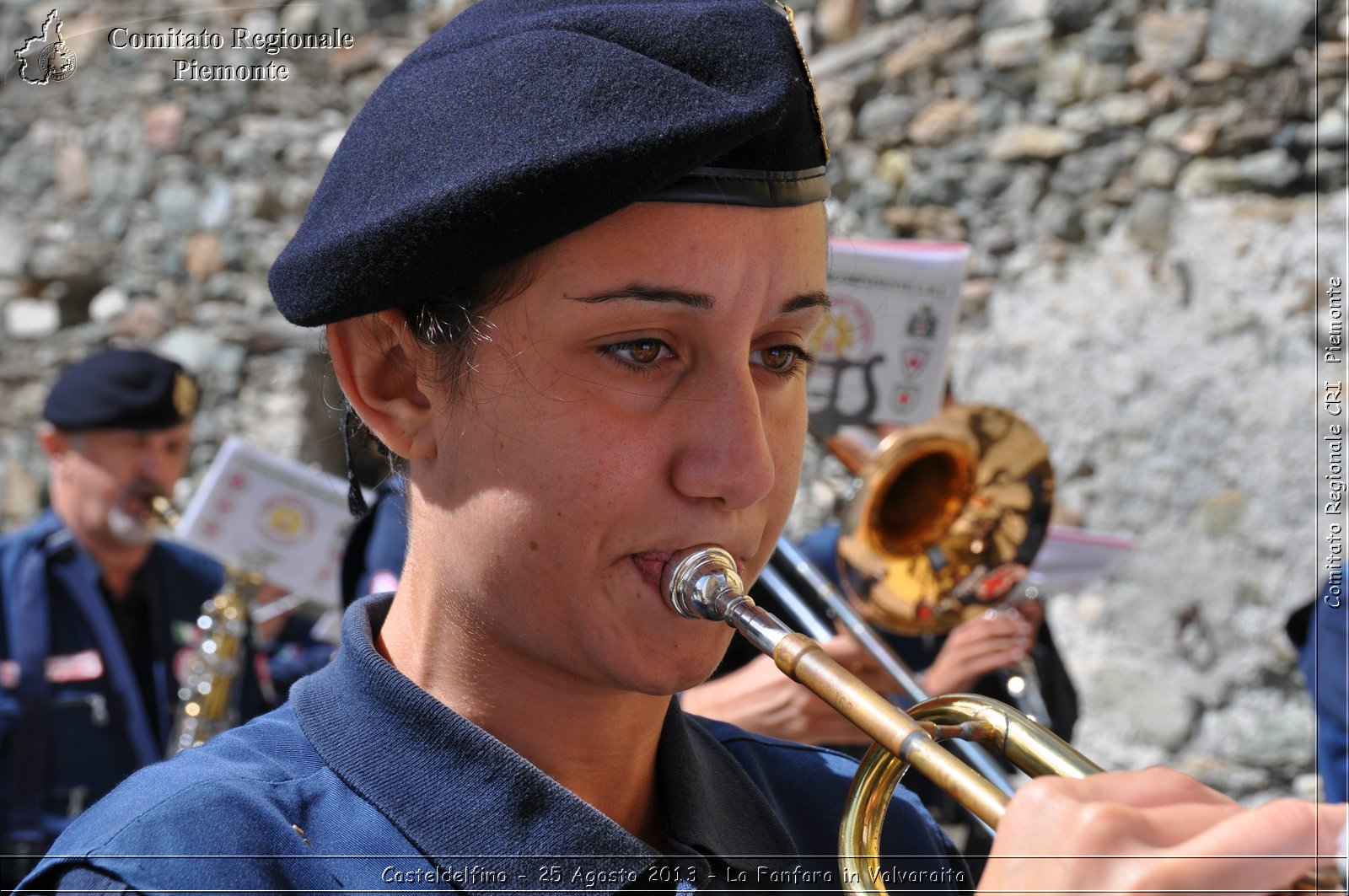 Casteldelfino - 25 Agosto 2013 - La Fanfara in Valvaraita - Croce Rossa Italiana - Comitato Regionale del Piemonte