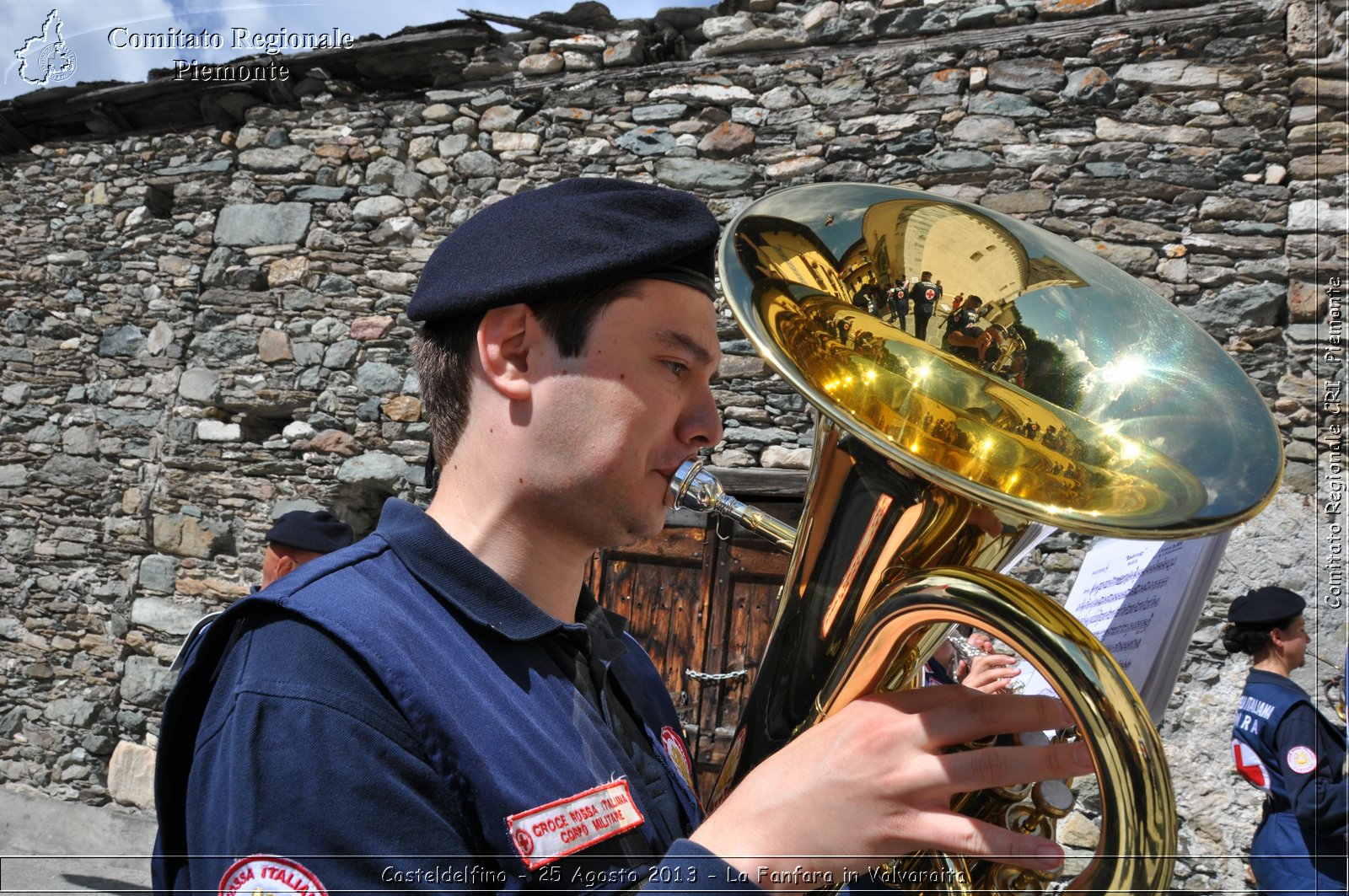 Casteldelfino - 25 Agosto 2013 - La Fanfara in Valvaraita - Croce Rossa Italiana - Comitato Regionale del Piemonte