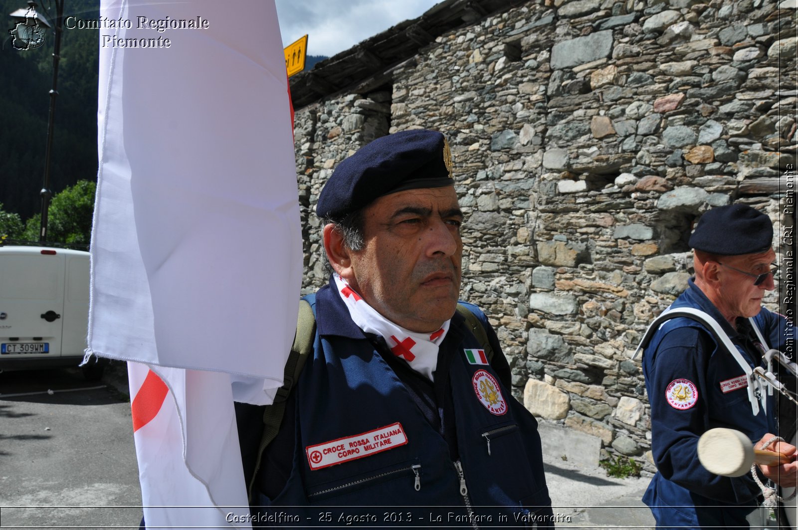 Casteldelfino - 25 Agosto 2013 - La Fanfara in Valvaraita - Croce Rossa Italiana - Comitato Regionale del Piemonte