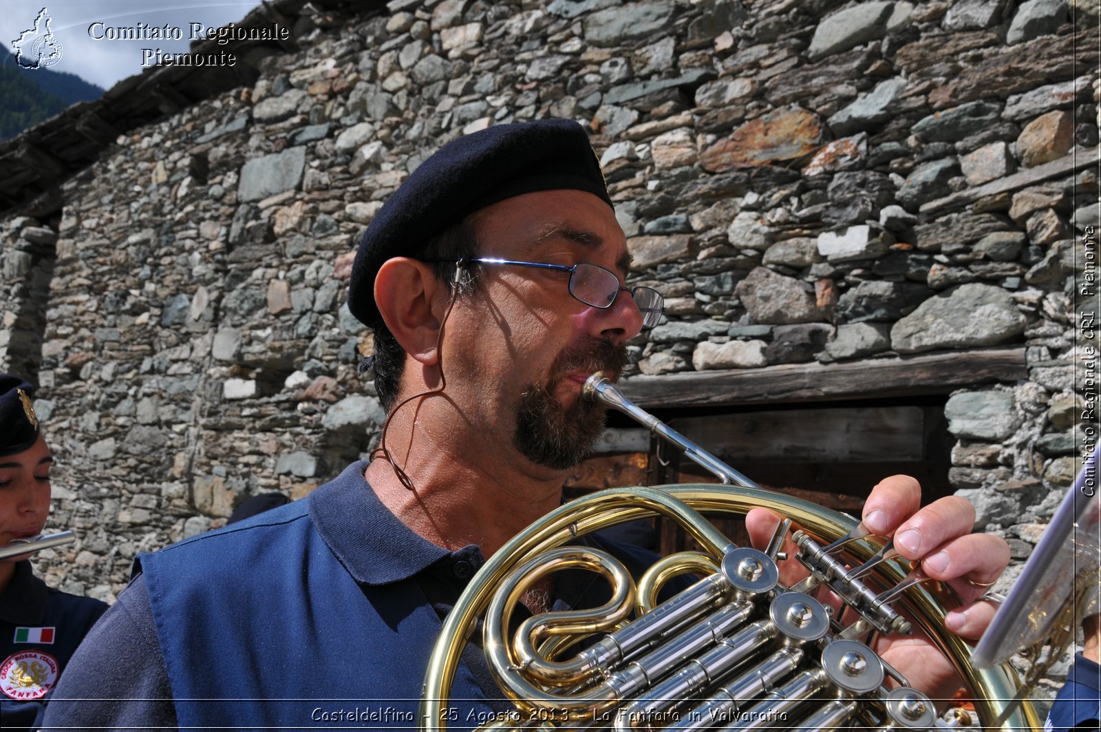 Casteldelfino - 25 Agosto 2013 - La Fanfara in Valvaraita - Croce Rossa Italiana - Comitato Regionale del Piemonte