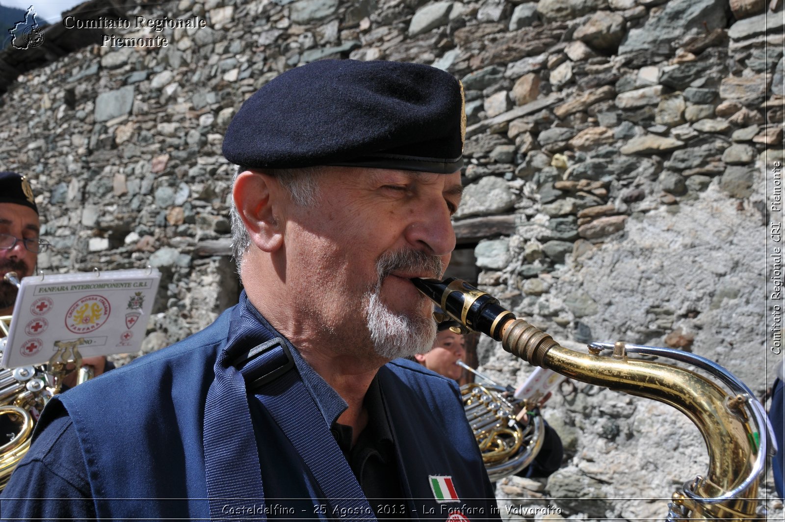 Casteldelfino - 25 Agosto 2013 - La Fanfara in Valvaraita - Croce Rossa Italiana - Comitato Regionale del Piemonte