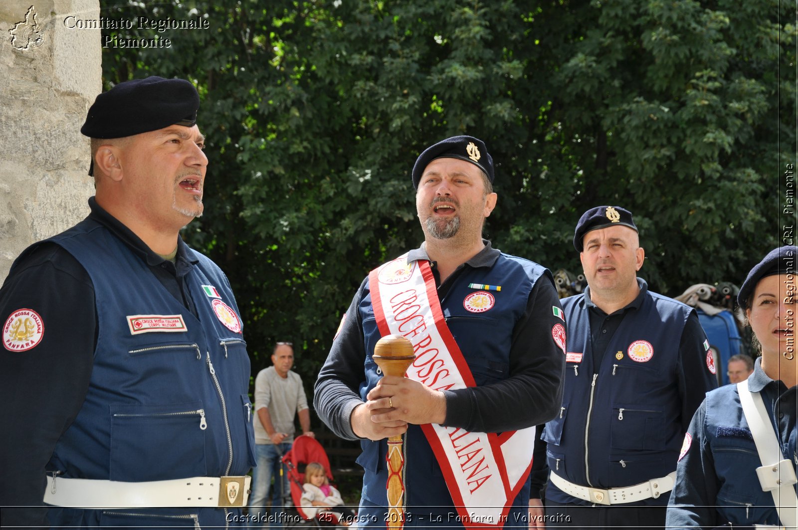 Casteldelfino - 25 Agosto 2013 - La Fanfara in Valvaraita - Croce Rossa Italiana - Comitato Regionale del Piemonte