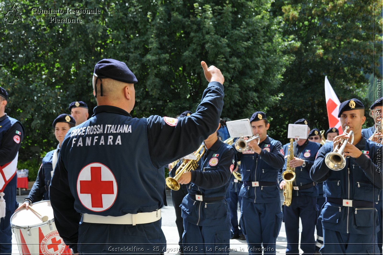 Casteldelfino - 25 Agosto 2013 - La Fanfara in Valvaraita - Croce Rossa Italiana - Comitato Regionale del Piemonte