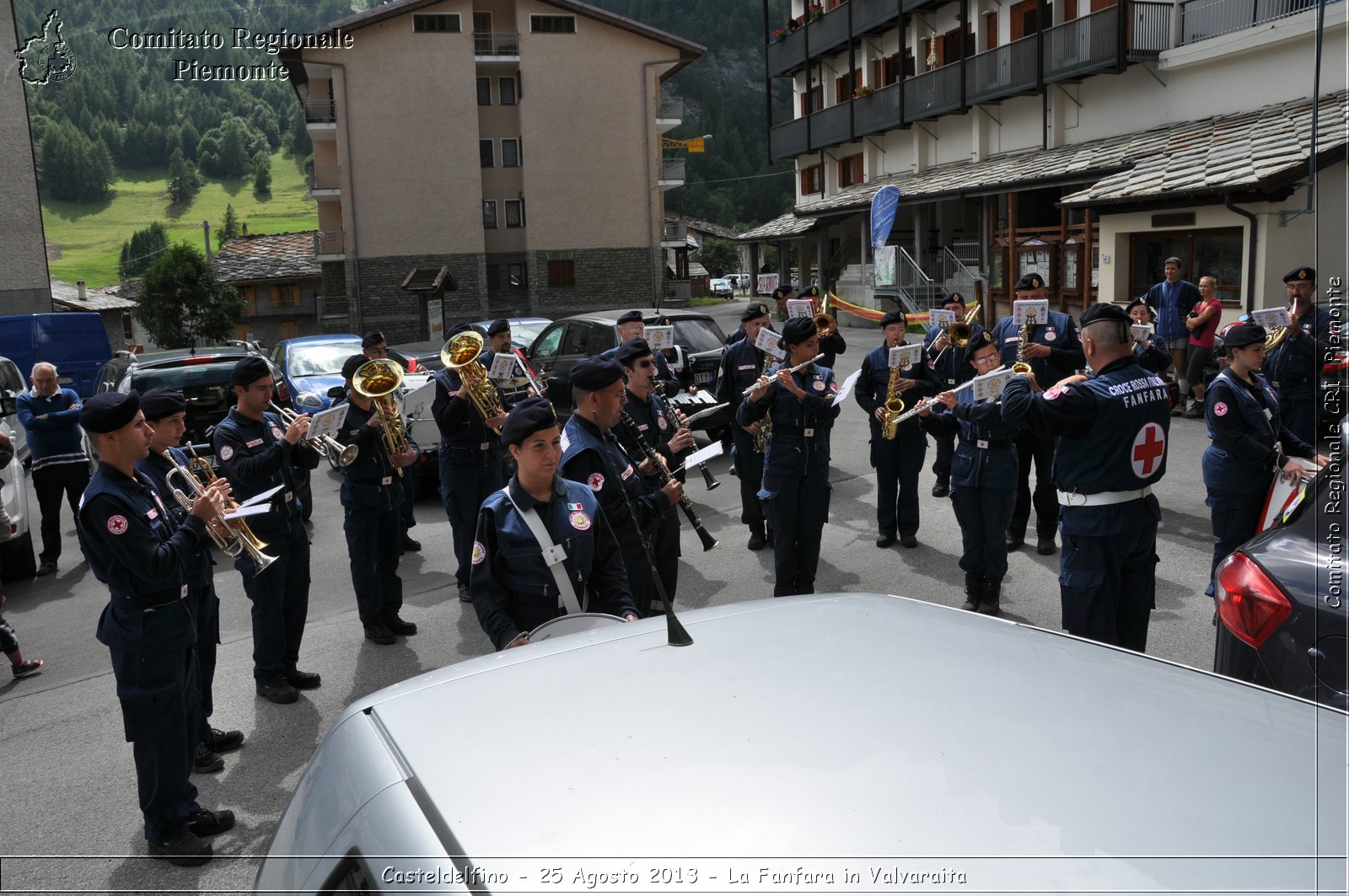 Casteldelfino - 25 Agosto 2013 - La Fanfara in Valvaraita - Croce Rossa Italiana - Comitato Regionale del Piemonte