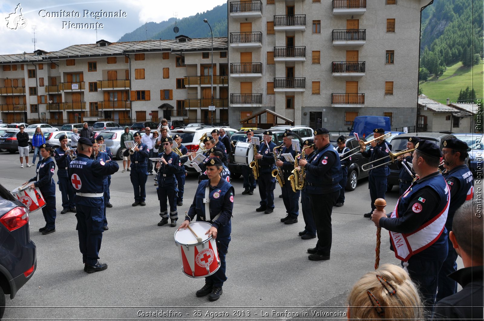 Casteldelfino - 25 Agosto 2013 - La Fanfara in Valvaraita - Croce Rossa Italiana - Comitato Regionale del Piemonte