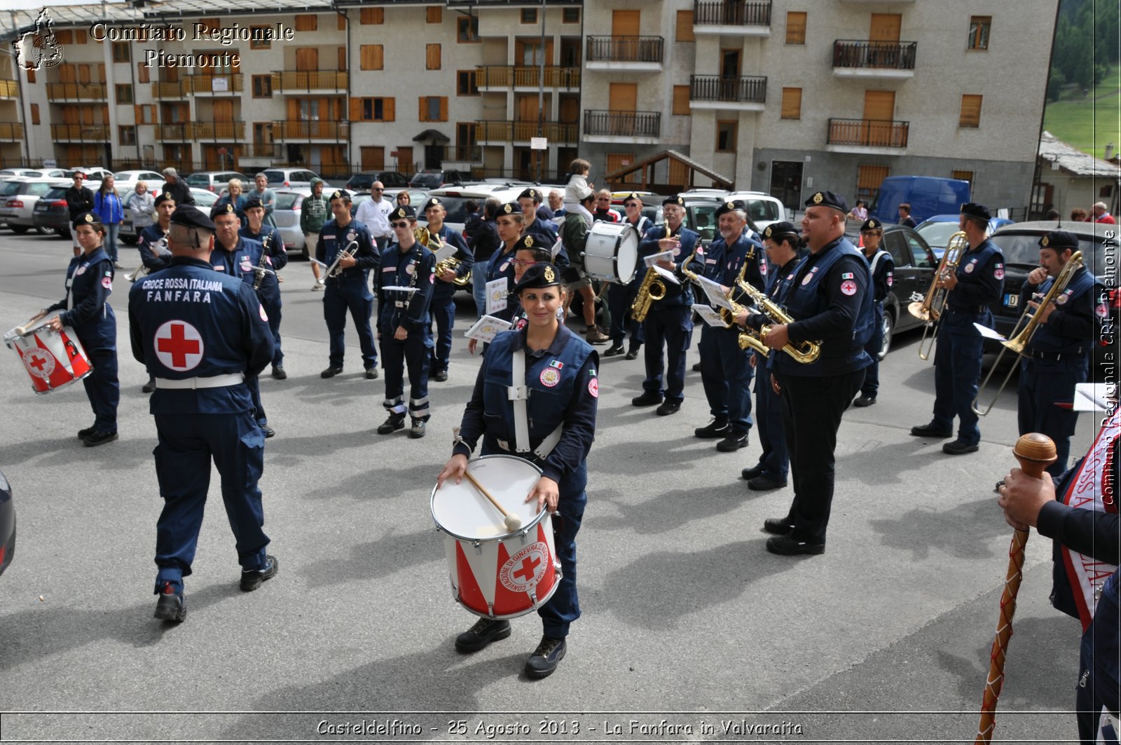 Casteldelfino - 25 Agosto 2013 - La Fanfara in Valvaraita - Croce Rossa Italiana - Comitato Regionale del Piemonte