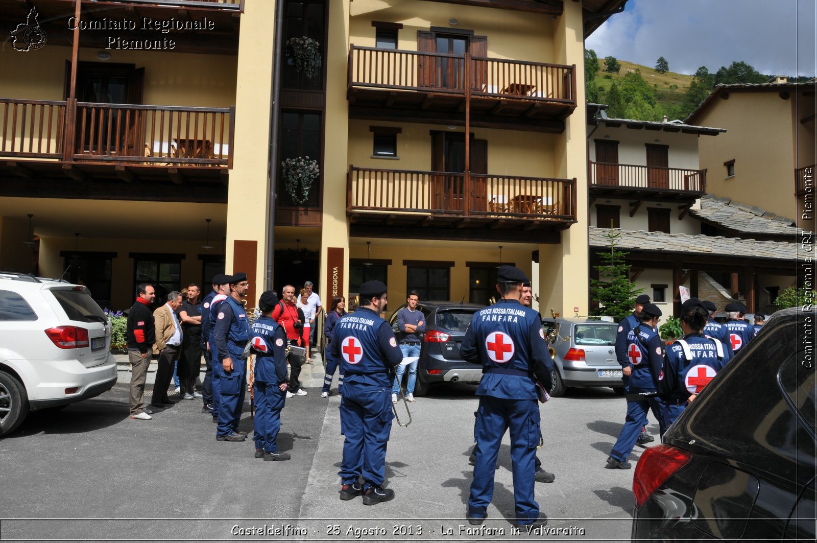 Casteldelfino - 25 Agosto 2013 - La Fanfara in Valvaraita - Croce Rossa Italiana - Comitato Regionale del Piemonte