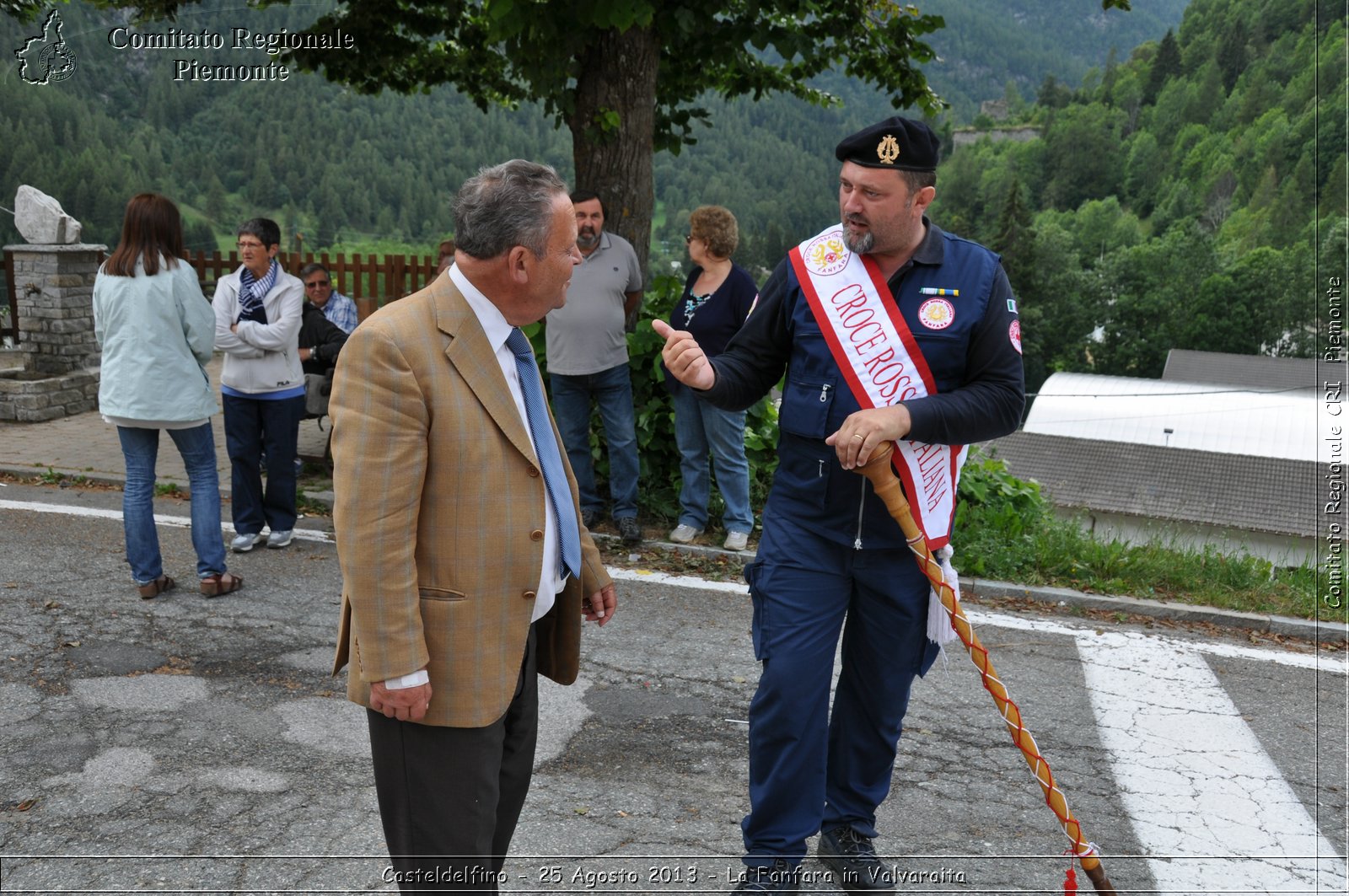 Casteldelfino - 25 Agosto 2013 - La Fanfara in Valvaraita - Croce Rossa Italiana - Comitato Regionale del Piemonte