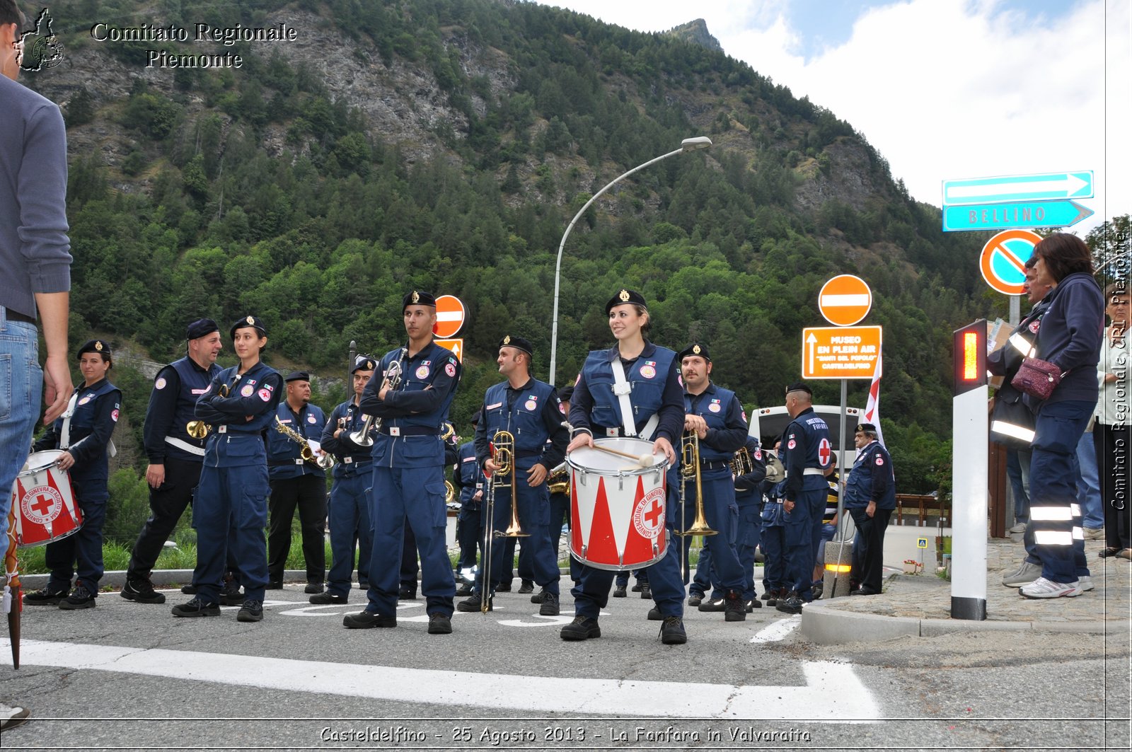 Casteldelfino - 25 Agosto 2013 - La Fanfara in Valvaraita - Croce Rossa Italiana - Comitato Regionale del Piemonte