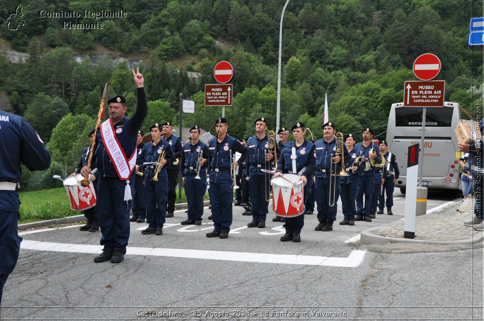 Casteldelfino - 25 Agosto 2013 - La Fanfara in Valvaraita - Croce Rossa Italiana - Comitato Regionale del Piemonte