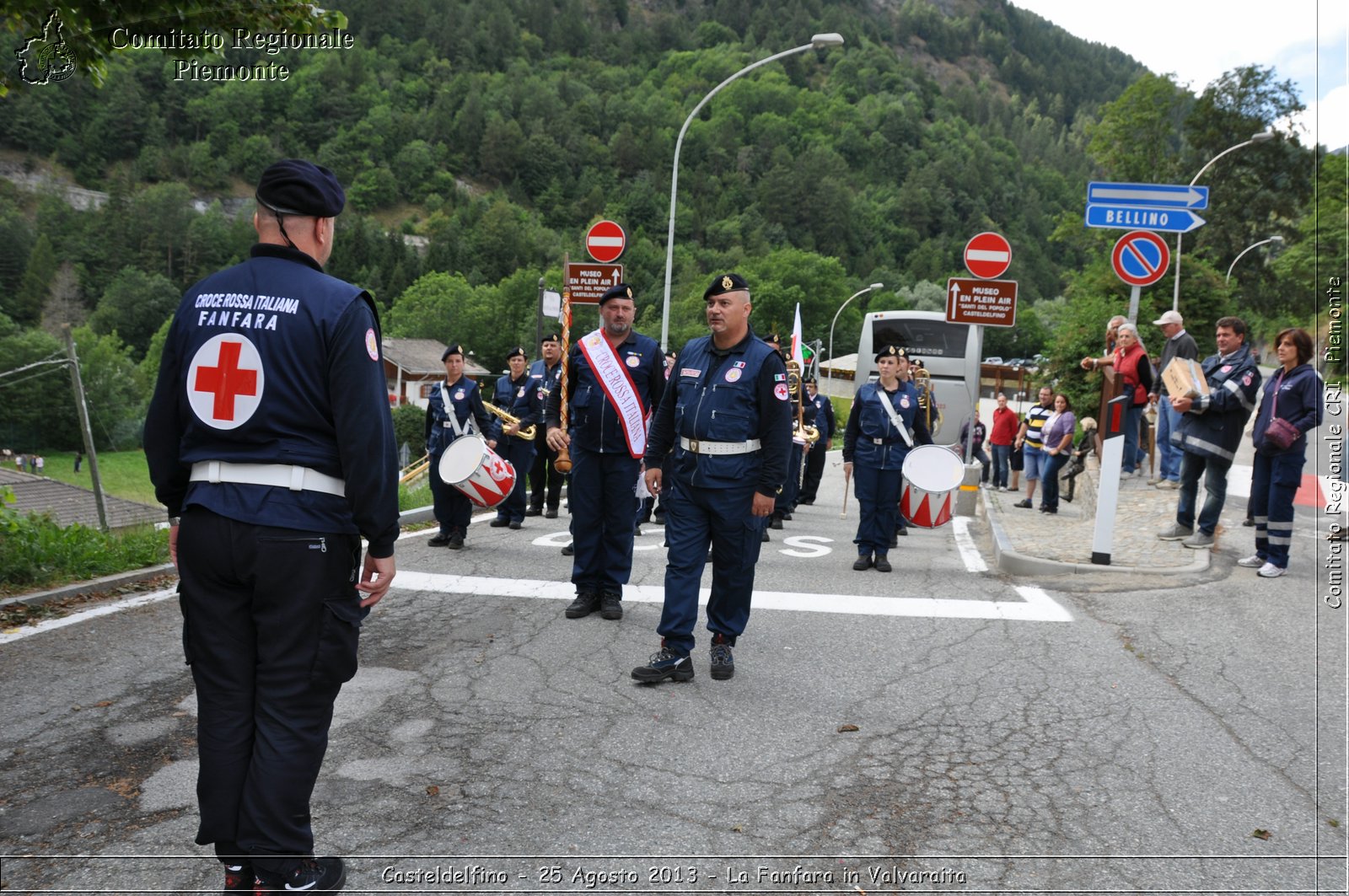 Casteldelfino - 25 Agosto 2013 - La Fanfara in Valvaraita - Croce Rossa Italiana - Comitato Regionale del Piemonte