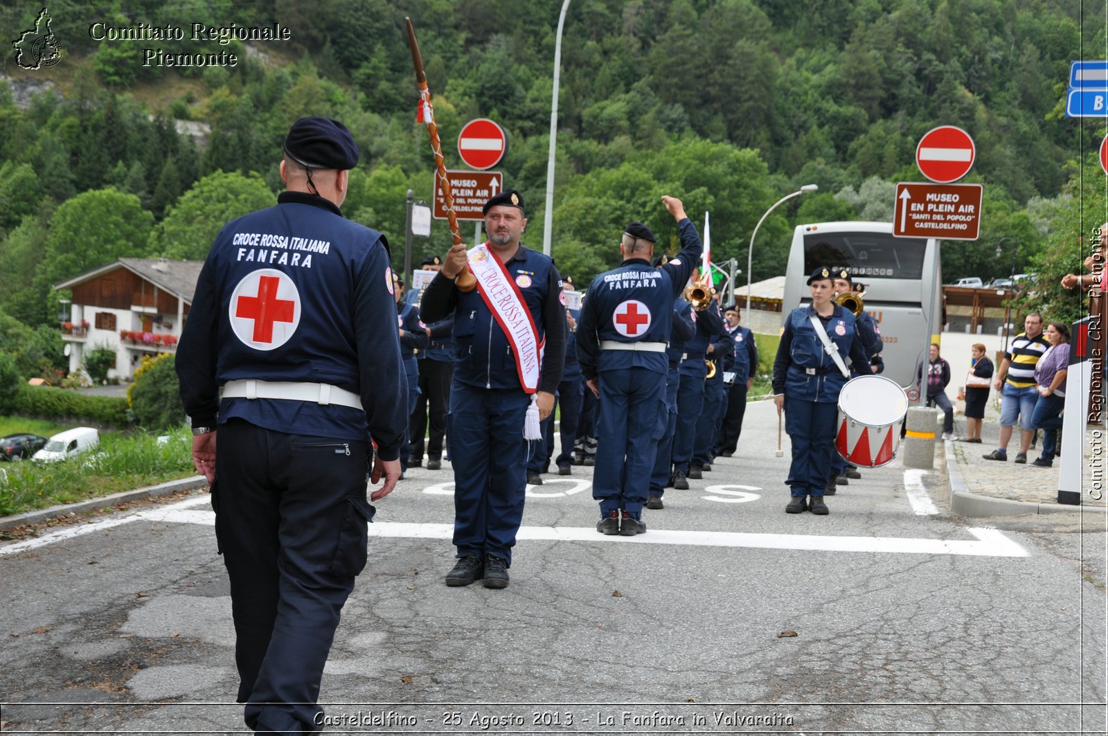 Casteldelfino - 25 Agosto 2013 - La Fanfara in Valvaraita - Croce Rossa Italiana - Comitato Regionale del Piemonte