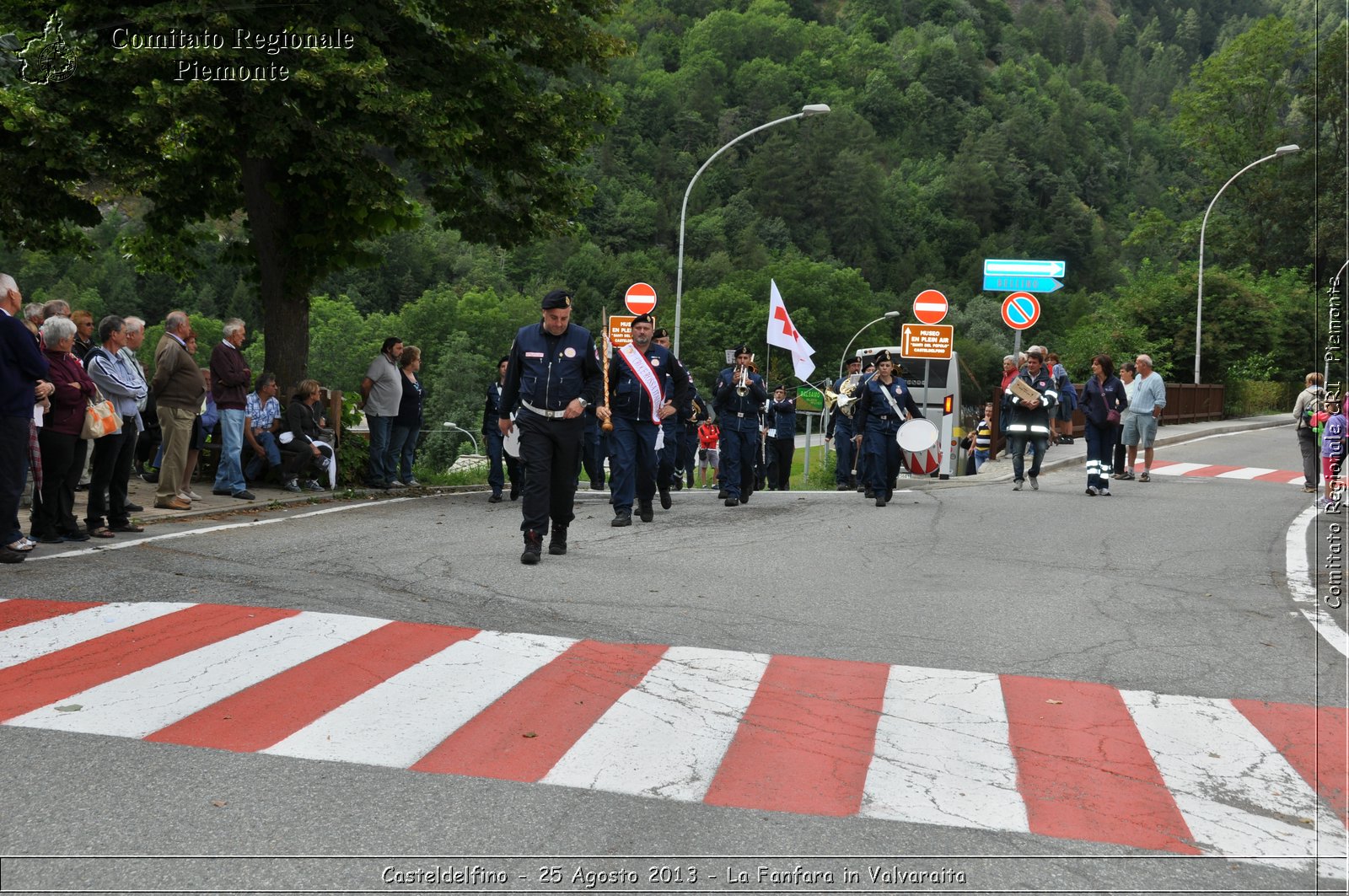 Casteldelfino - 25 Agosto 2013 - La Fanfara in Valvaraita - Croce Rossa Italiana - Comitato Regionale del Piemonte