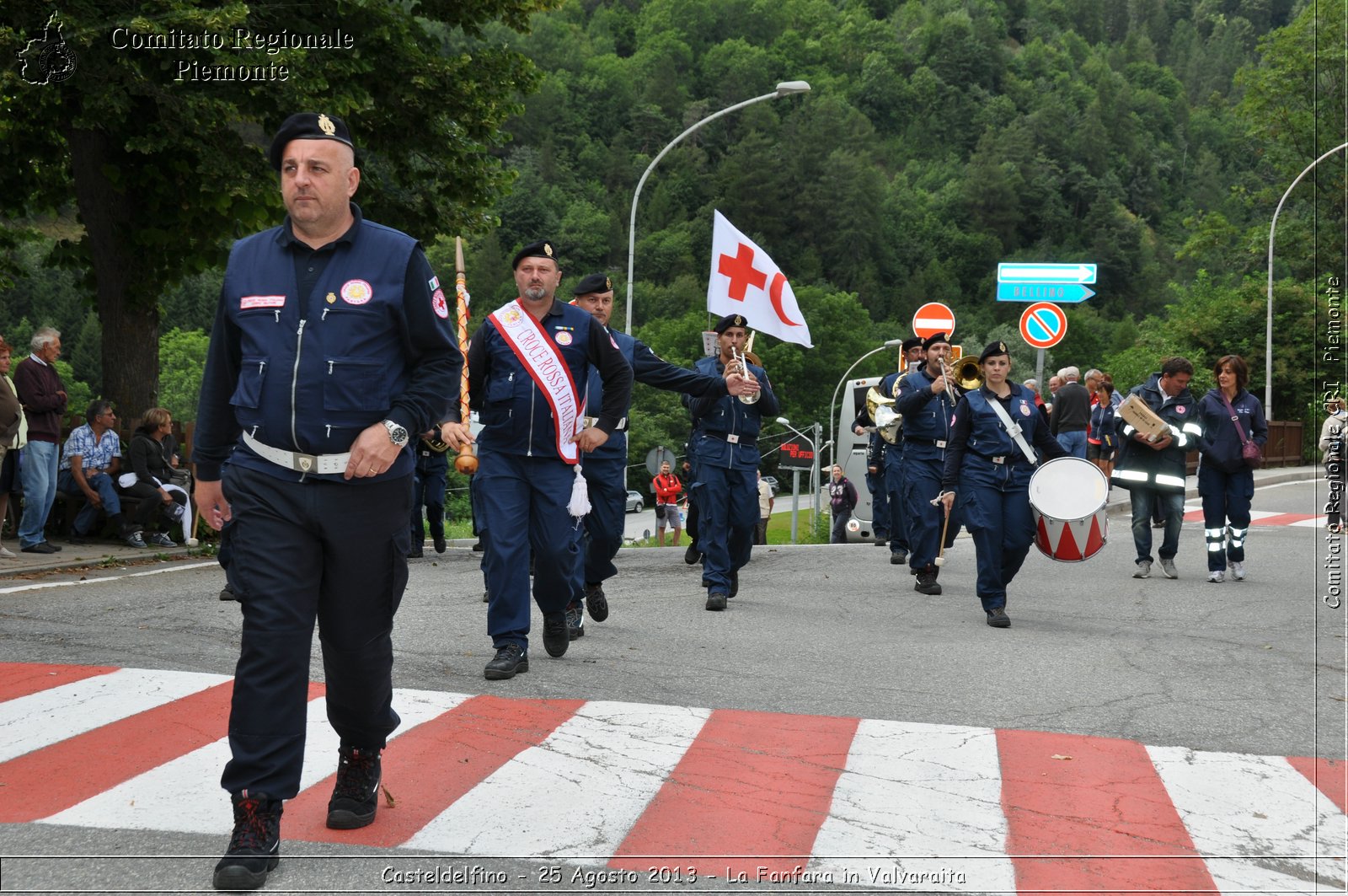 Casteldelfino - 25 Agosto 2013 - La Fanfara in Valvaraita - Croce Rossa Italiana - Comitato Regionale del Piemonte