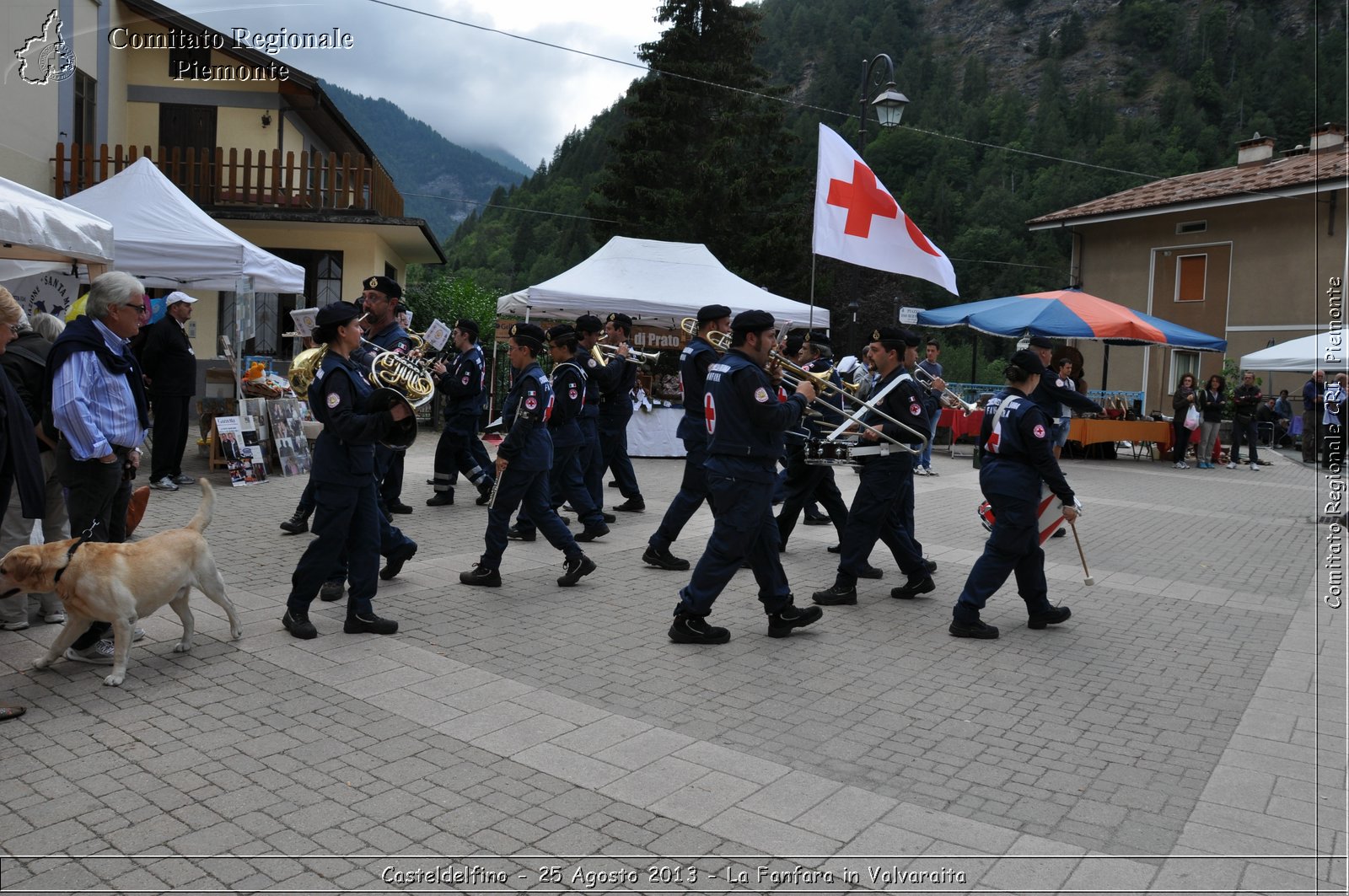 Casteldelfino - 25 Agosto 2013 - La Fanfara in Valvaraita - Croce Rossa Italiana - Comitato Regionale del Piemonte