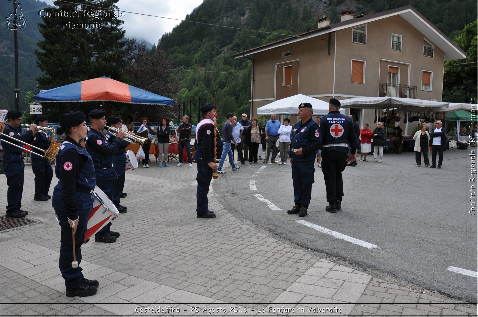 Casteldelfino - 25 Agosto 2013 - La Fanfara in Valvaraita - Croce Rossa Italiana - Comitato Regionale del Piemonte