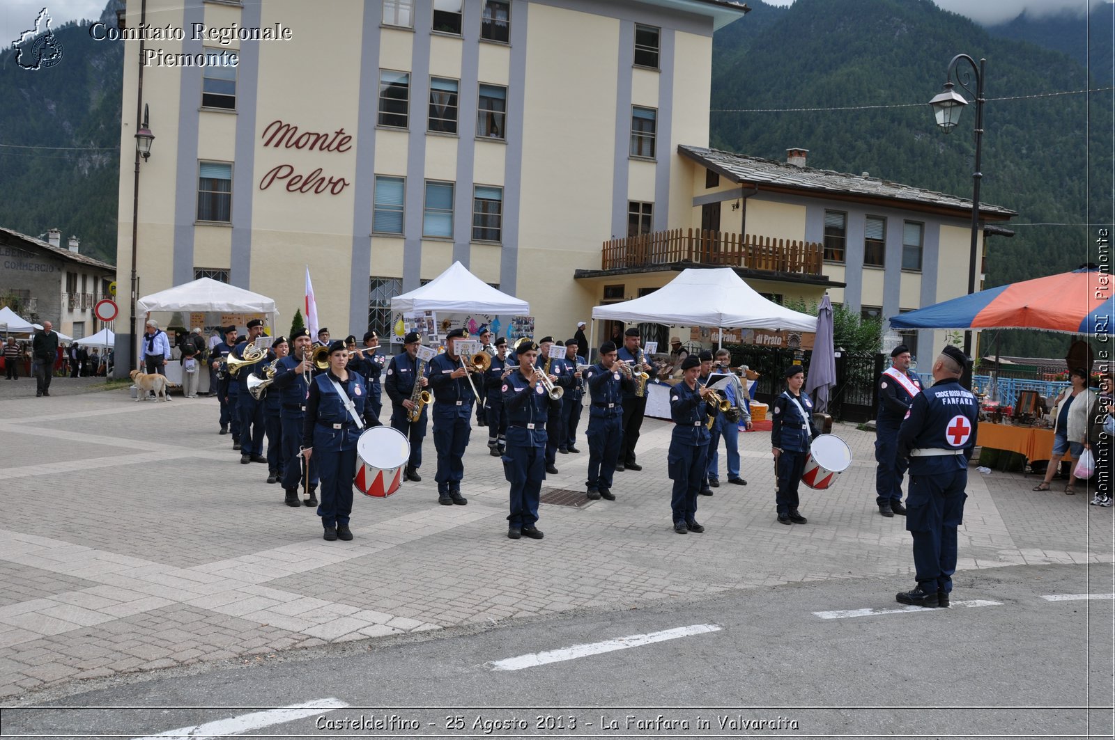 Casteldelfino - 25 Agosto 2013 - La Fanfara in Valvaraita - Croce Rossa Italiana - Comitato Regionale del Piemonte