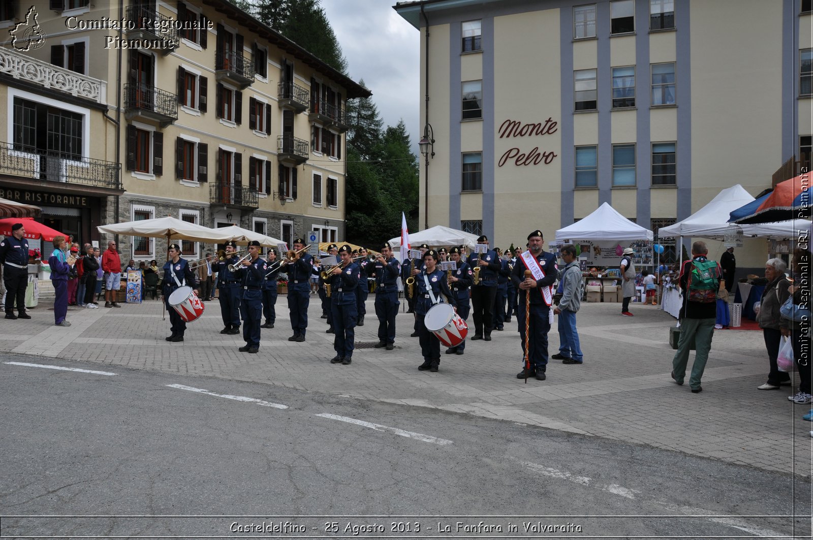 Casteldelfino - 25 Agosto 2013 - La Fanfara in Valvaraita - Croce Rossa Italiana - Comitato Regionale del Piemonte