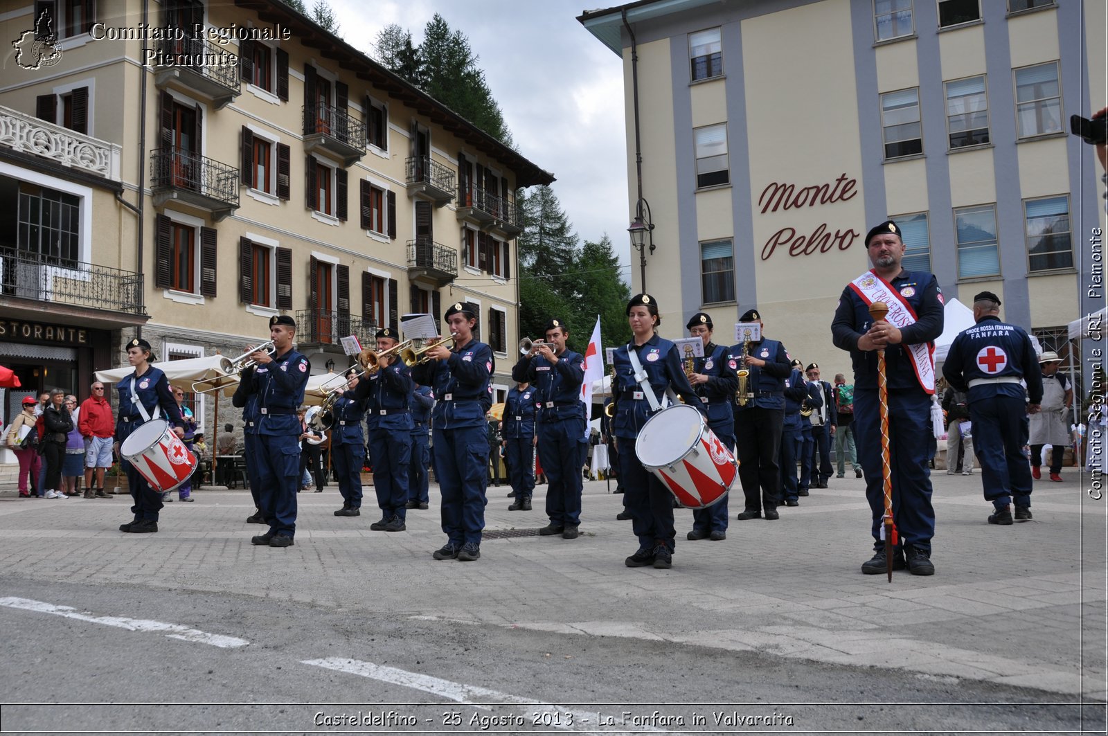 Casteldelfino - 25 Agosto 2013 - La Fanfara in Valvaraita - Croce Rossa Italiana - Comitato Regionale del Piemonte